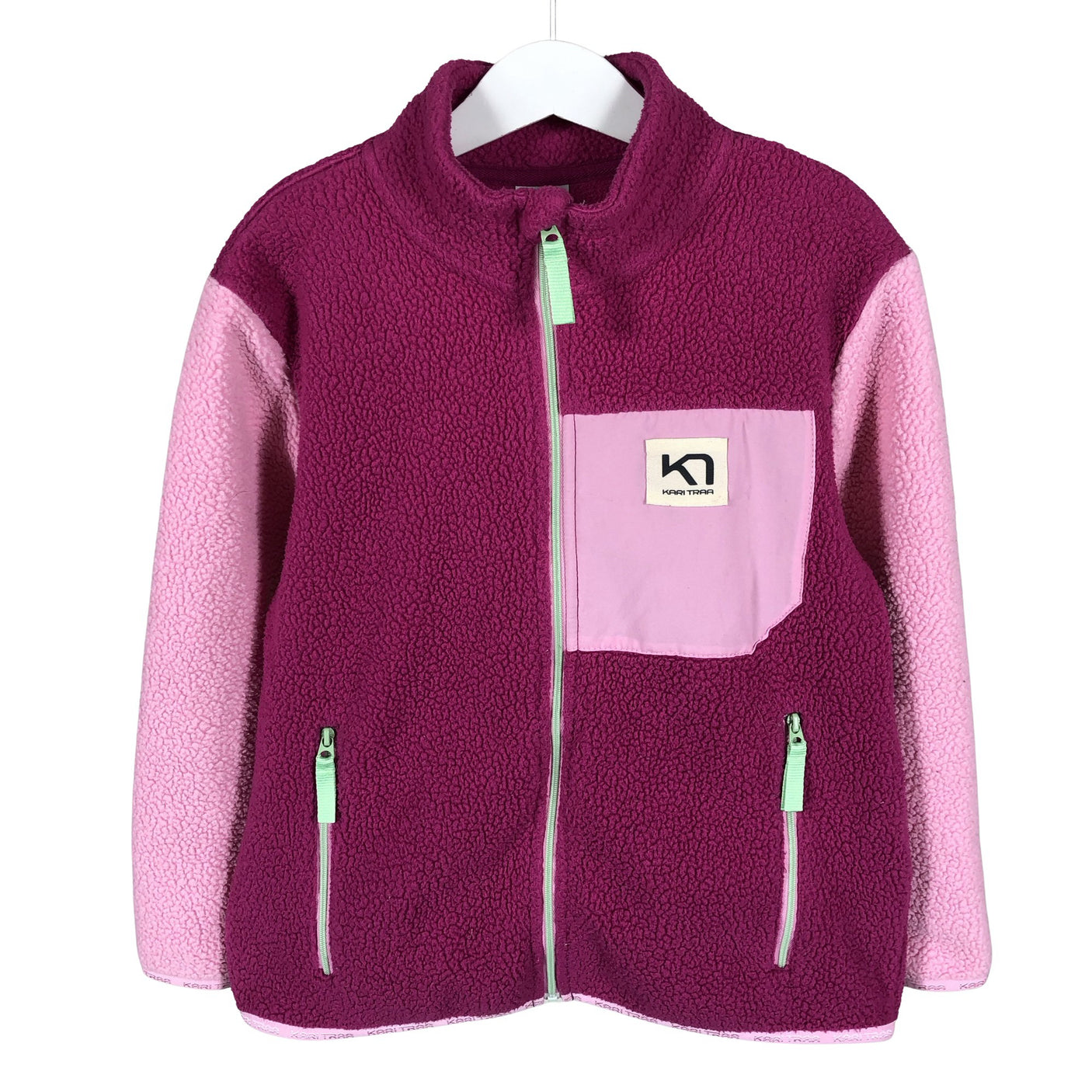 Unisex Kari Traa - Fliisjakk, suurus 122 - 128 - Lilla (1)