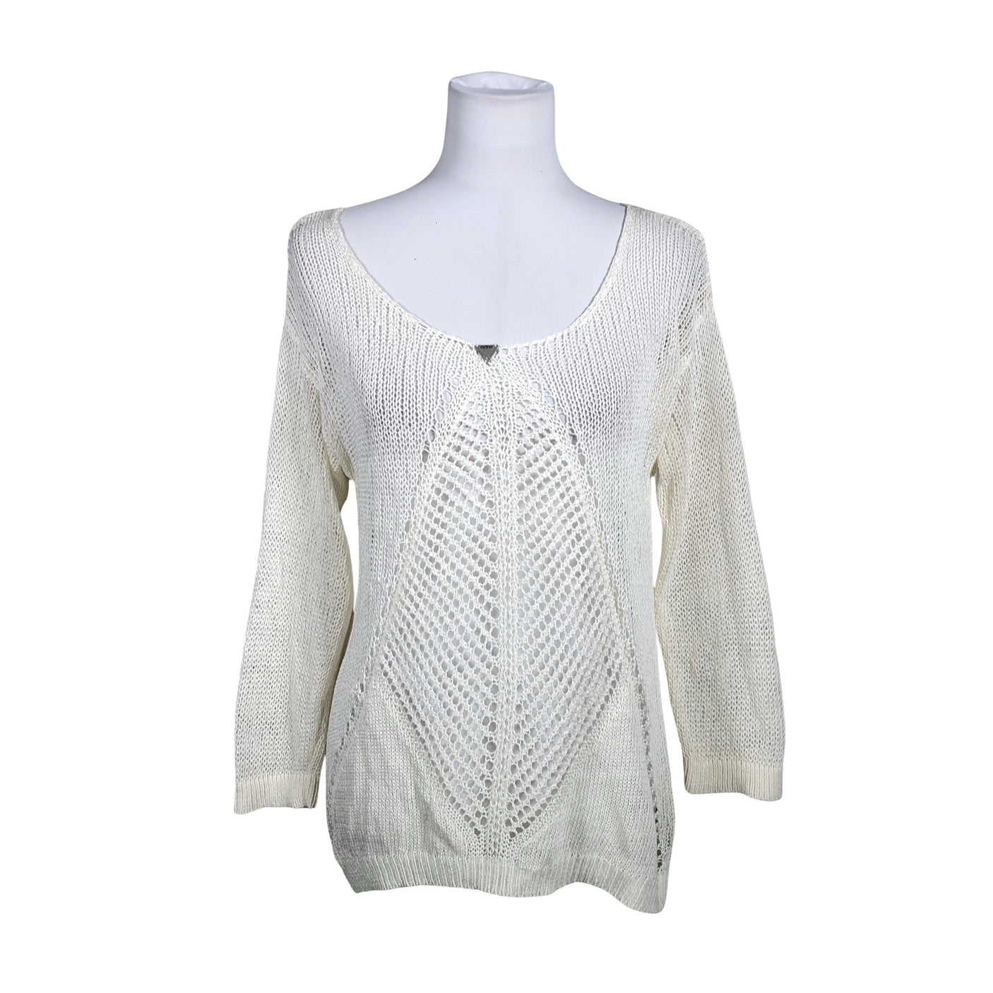 Unisex Guess - Kampsun, suurus 38 - Looduslik valge (1)