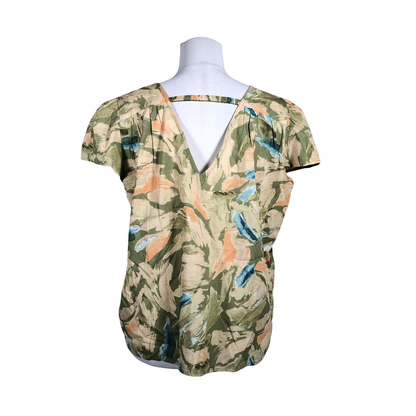 Unisex Esprit - Lühikeste käistega pluus, suurus 38 - Beige (2)