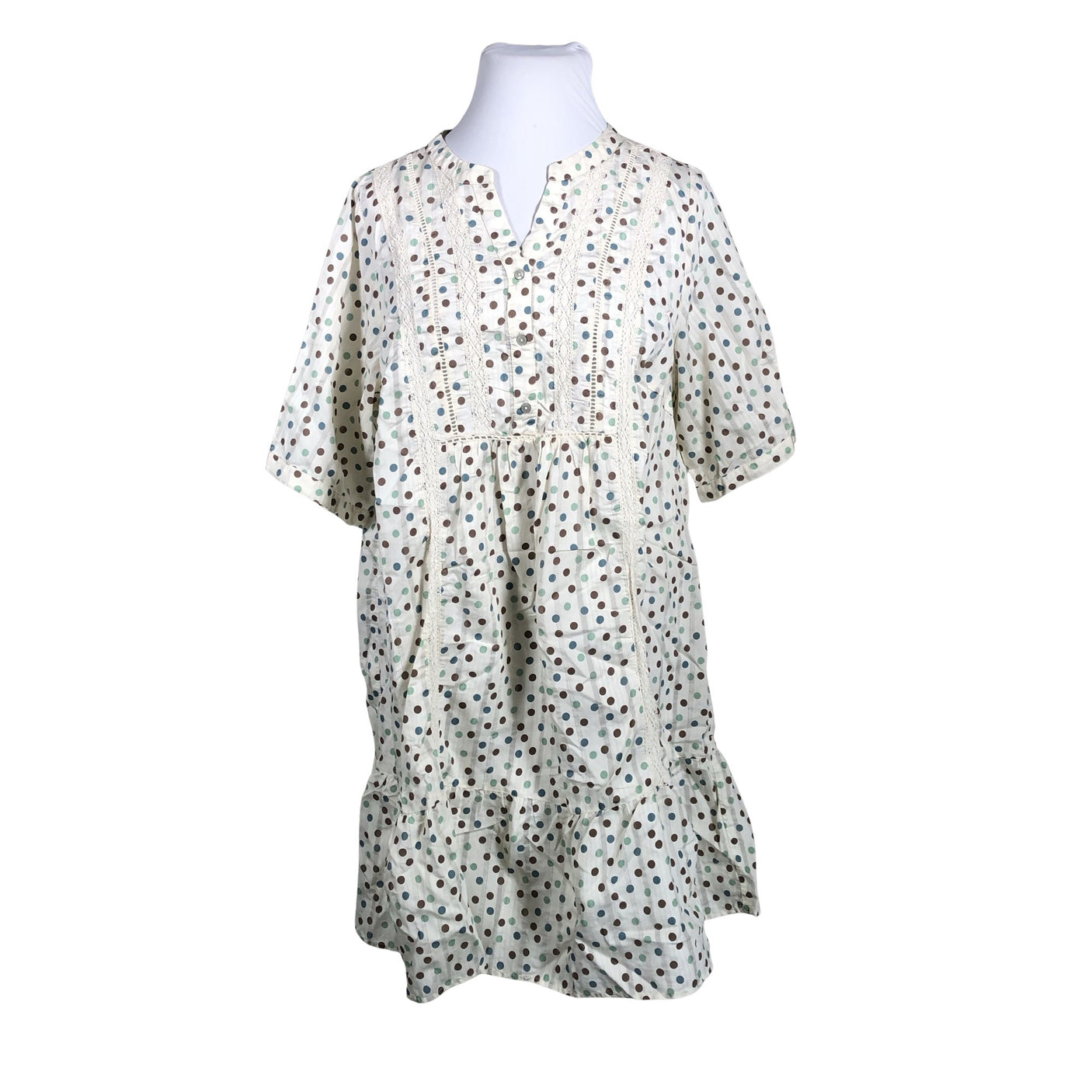 Unisex Zizzi - Mitteveniv kleit, suurus 46 - Valge (1)