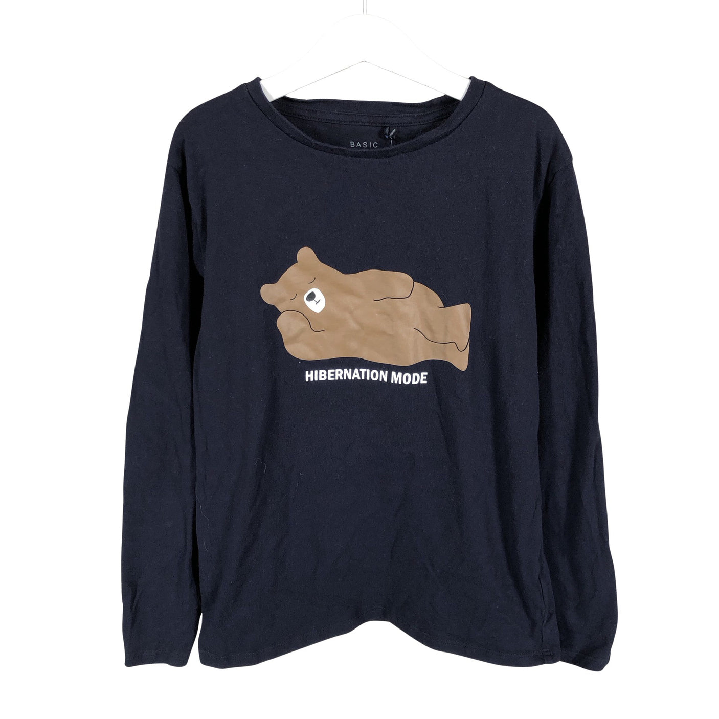 Unisex Basic by Stockmann - Trikotaažist pluus, suurus 134 - 140 - Sinine (1)