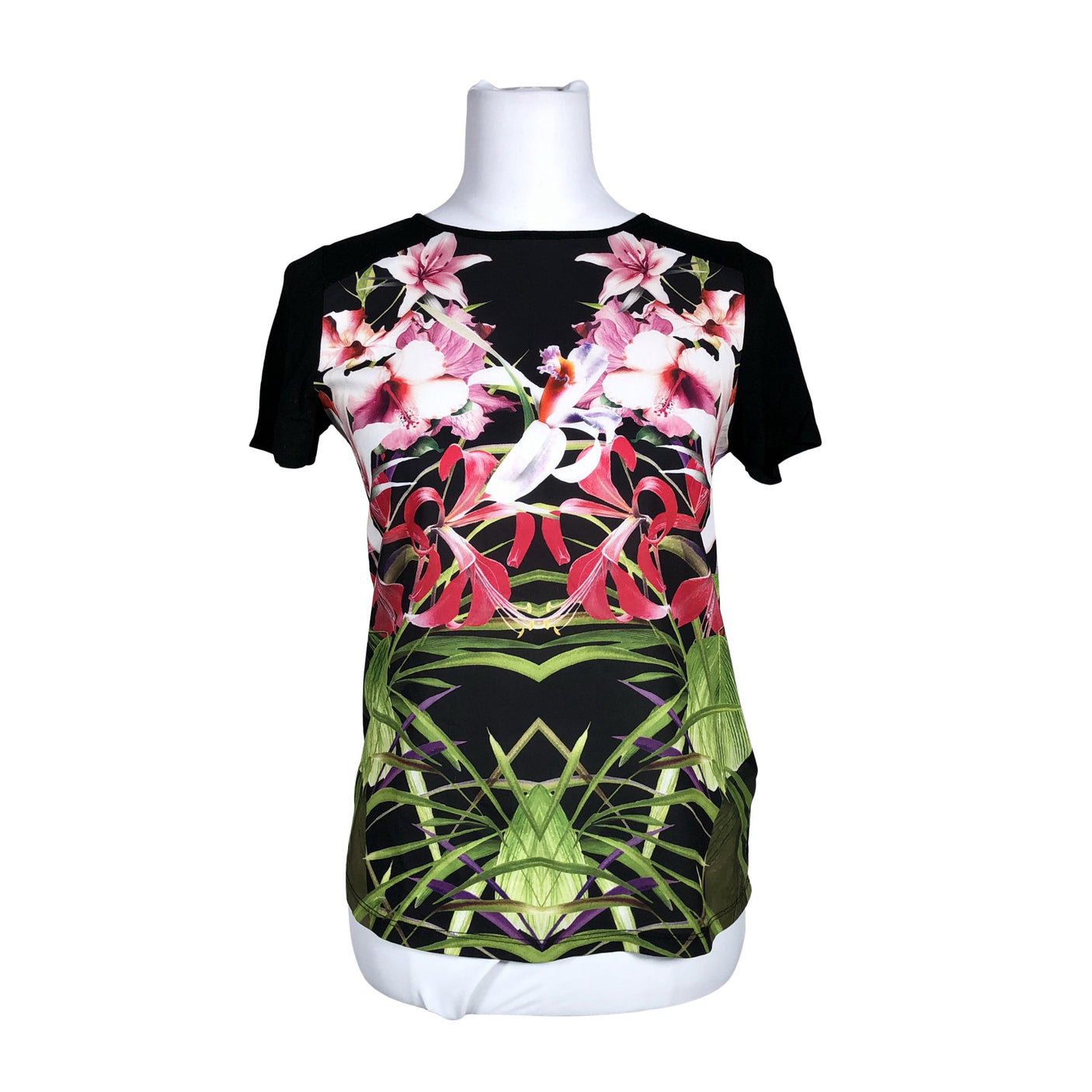 Unisex Ted Baker - Lühikeste käistega pluus, suurus 34 - Must (1)