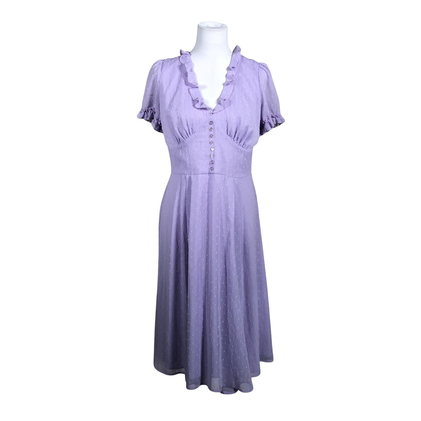 Unisex Hell Bunny - Õhuke kleit, suurus 40 - Lilla (1)