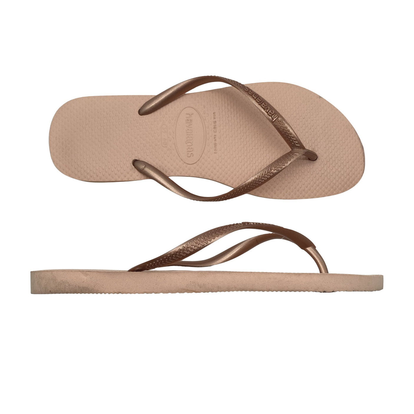 Unisex Havaianas - Plätud, suurus 41 - Heleroosa (1)