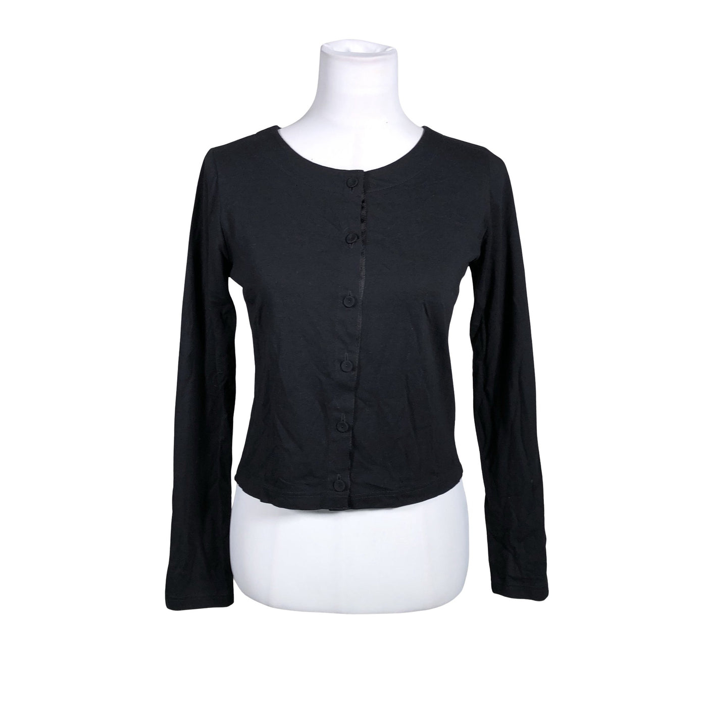 Unisex Nanso - Trikotaažist pluus, suurus 36 - Must (1)