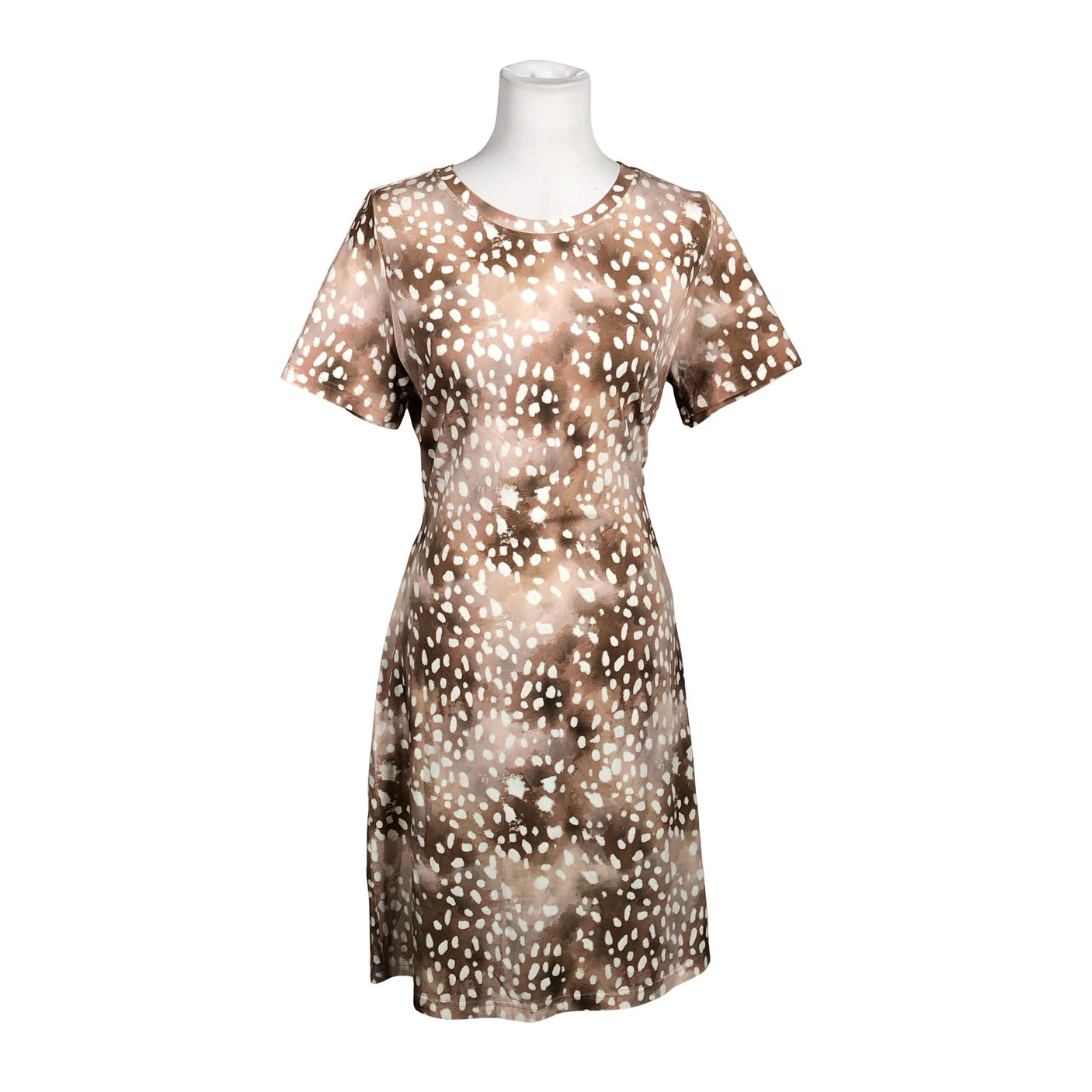 Unisex Kaiko - Trikotaažist kleit, suurus 38 - Pruun (1)