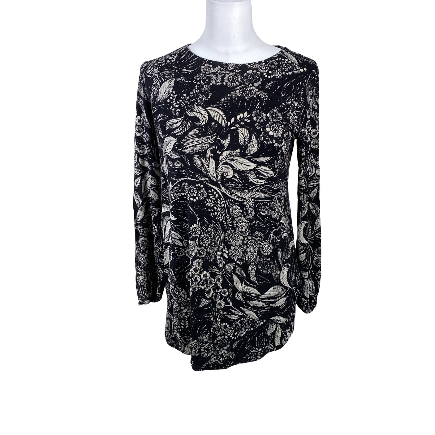 Unisex Nanso - Trikotaažist tuunika, suurus 36 - Must (1)