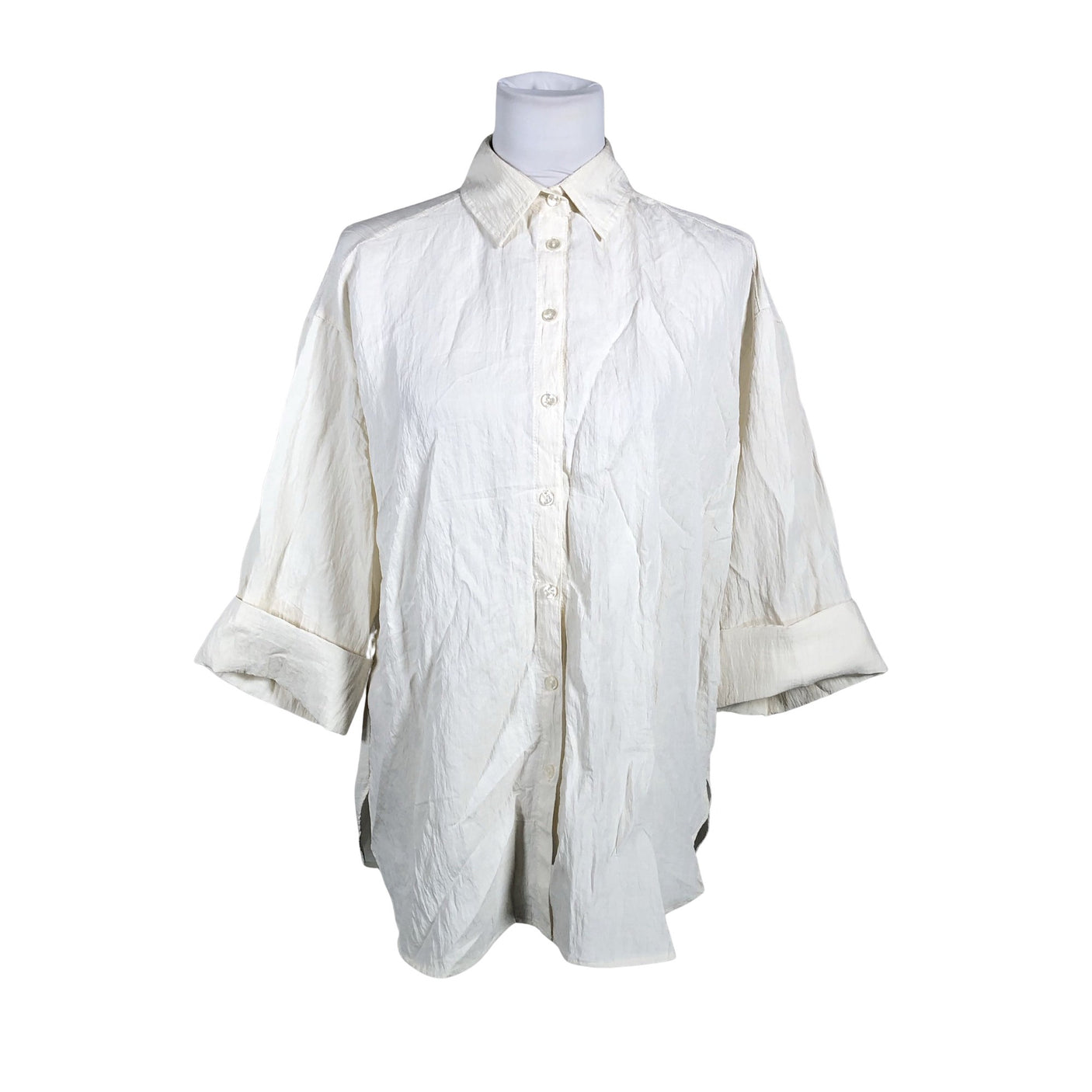 Unisex Lindex - Mitteveniv tuunika, suurus 36 - Looduslik valge (1)