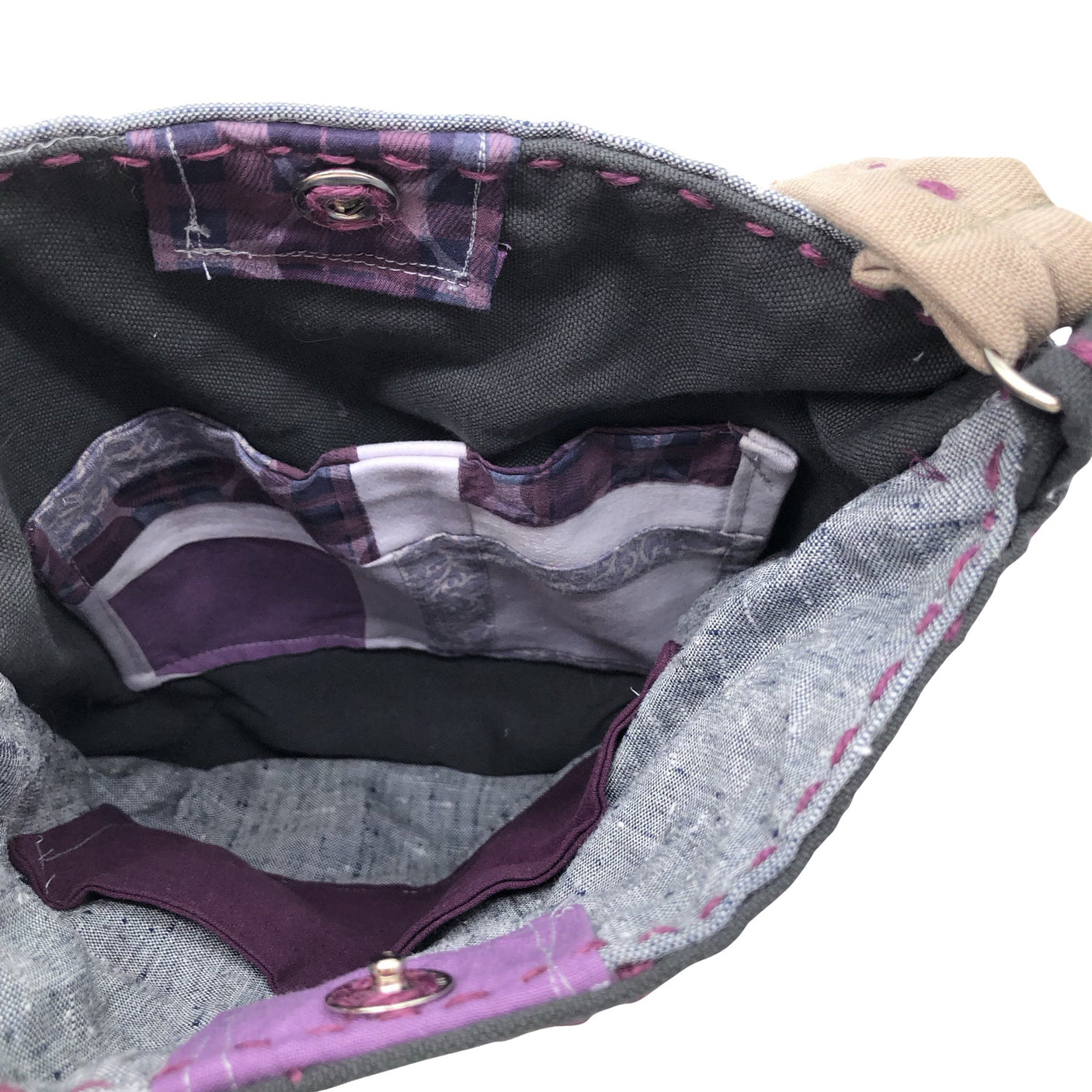 Unisex Handmade - Õlakott, suurus Midi - Hall (2)