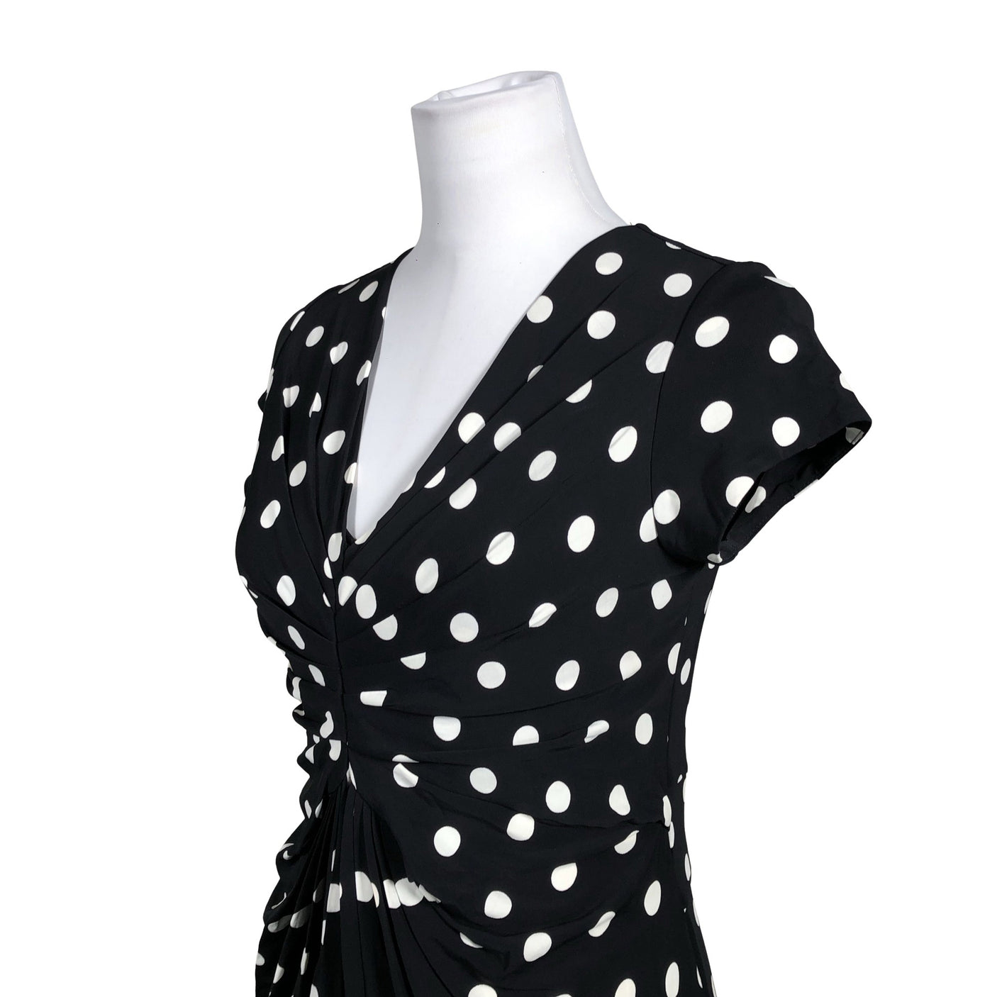 Unisex Andiata - Trikotaažist kleit, suurus 38 - Must (2)