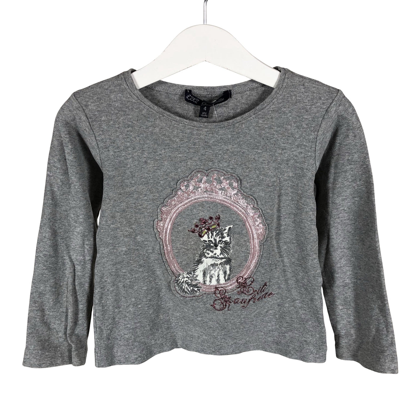 Unisex Lili Gaufrette - Trikotaažist pluus, suurus 98 - 104 - Hall (1)