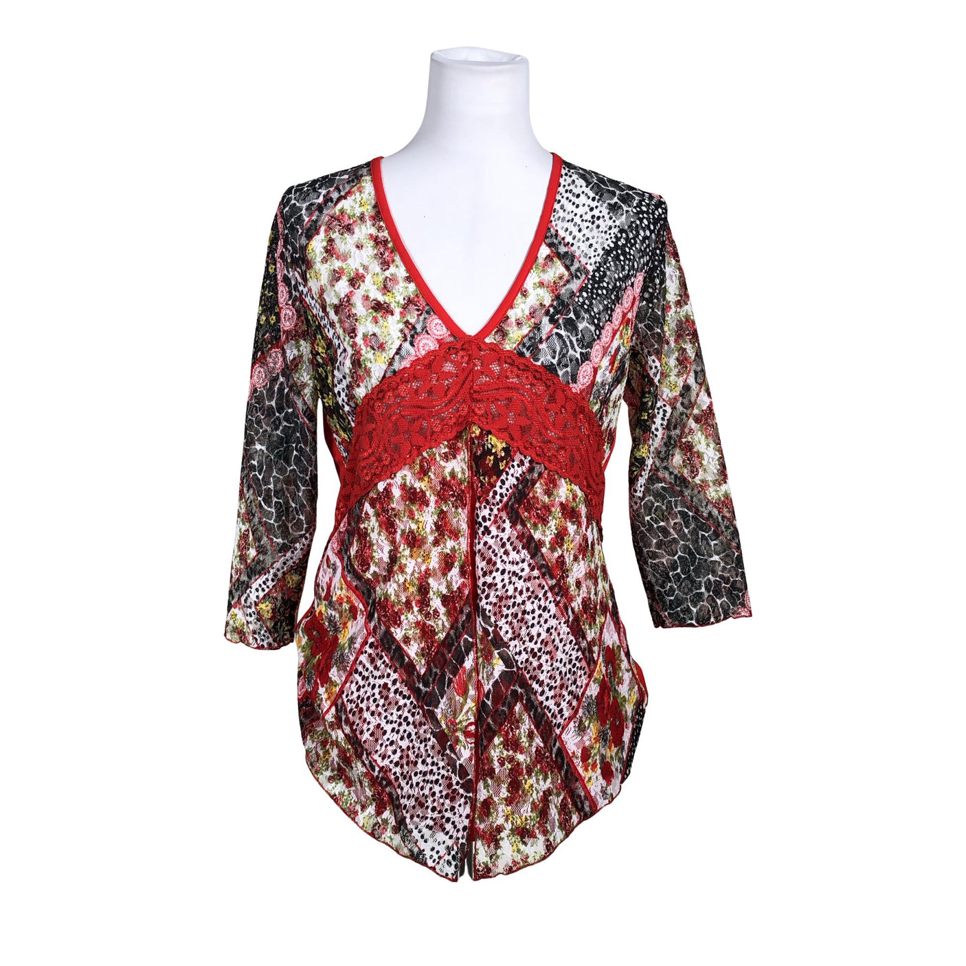 Unisex Occo Paris - Pluus, suurus 40 - Punane (1)