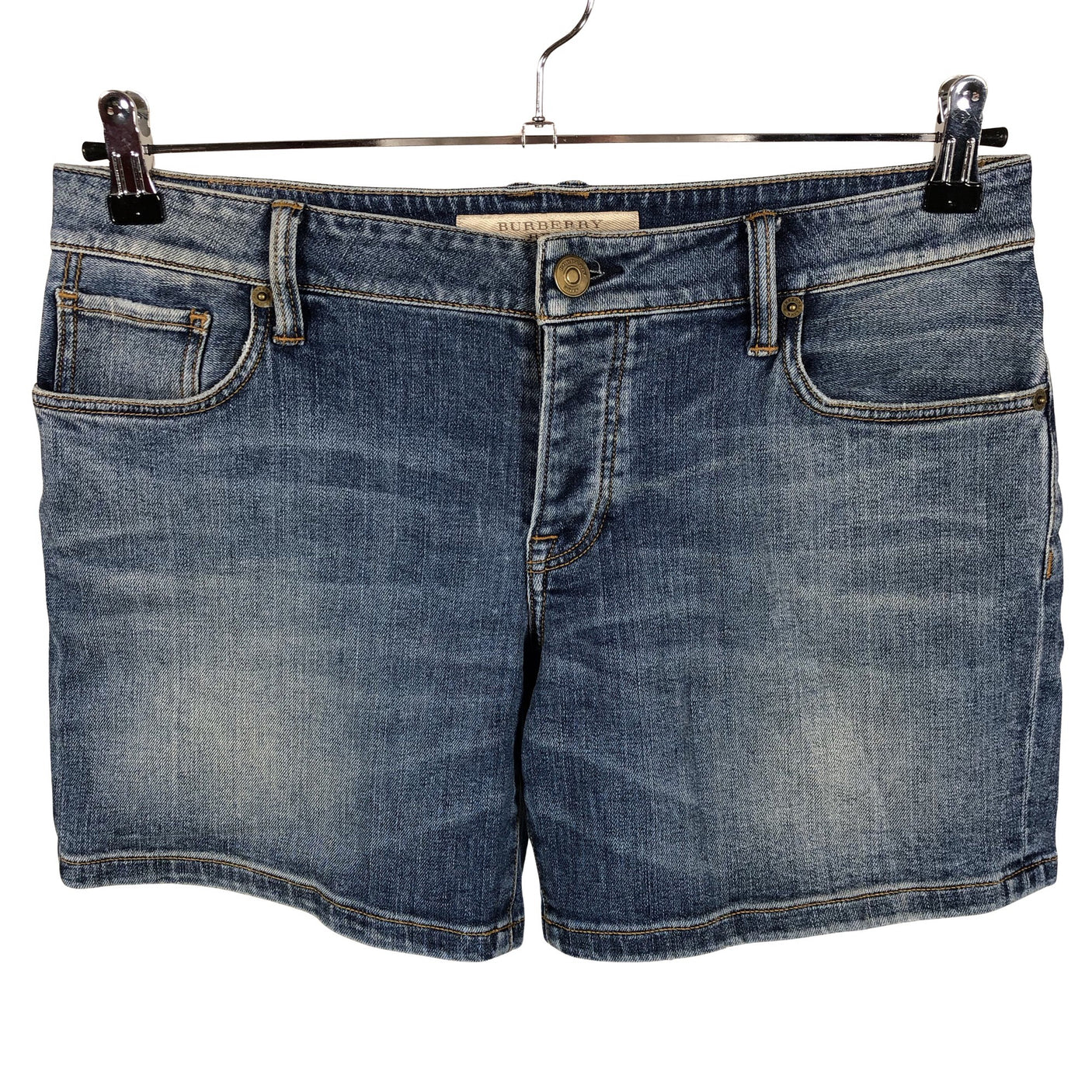 Unisex Burberry Brit - Teksast lühikesed püksid, suurus W28 - Sinine (1)
