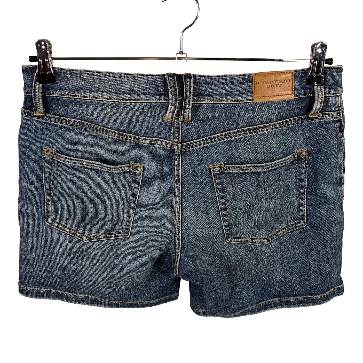 Unisex Burberry Brit - Teksast lühikesed püksid, suurus W28 - Sinine (2)