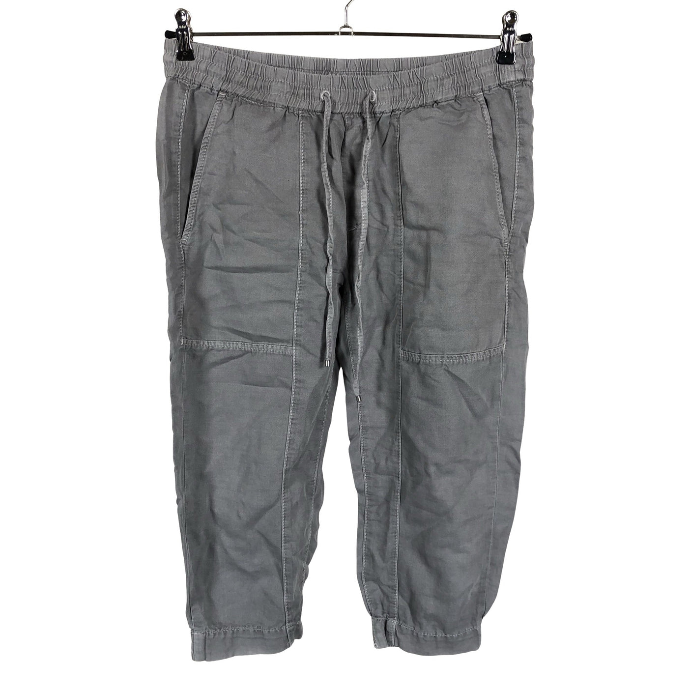 Unisex MAC - Mittevenivad poolpikad püksid, suurus 34 - Hall (1)