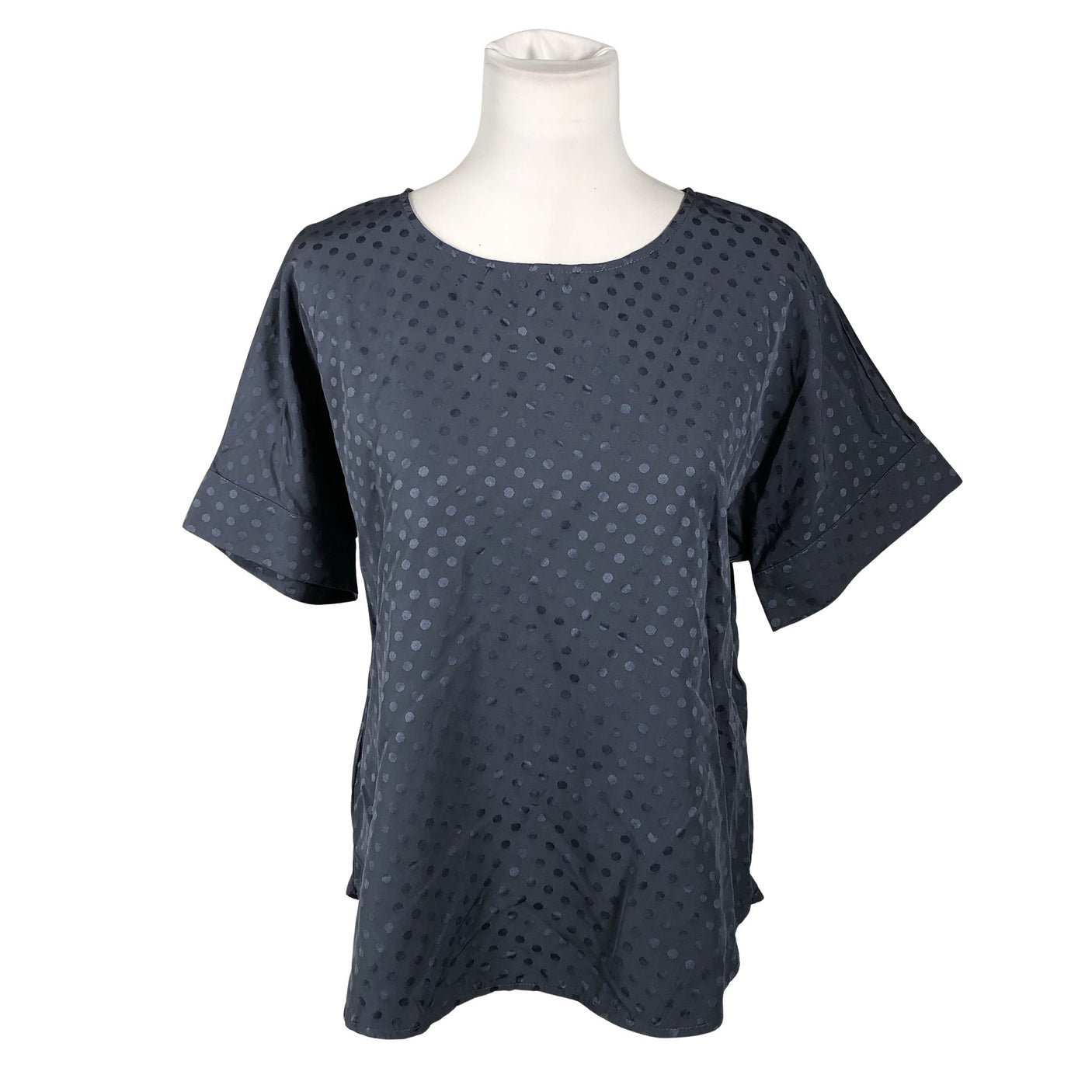 Unisex Nanso - Lühikeste käistega pluus, suurus 36 - Sinine (1)