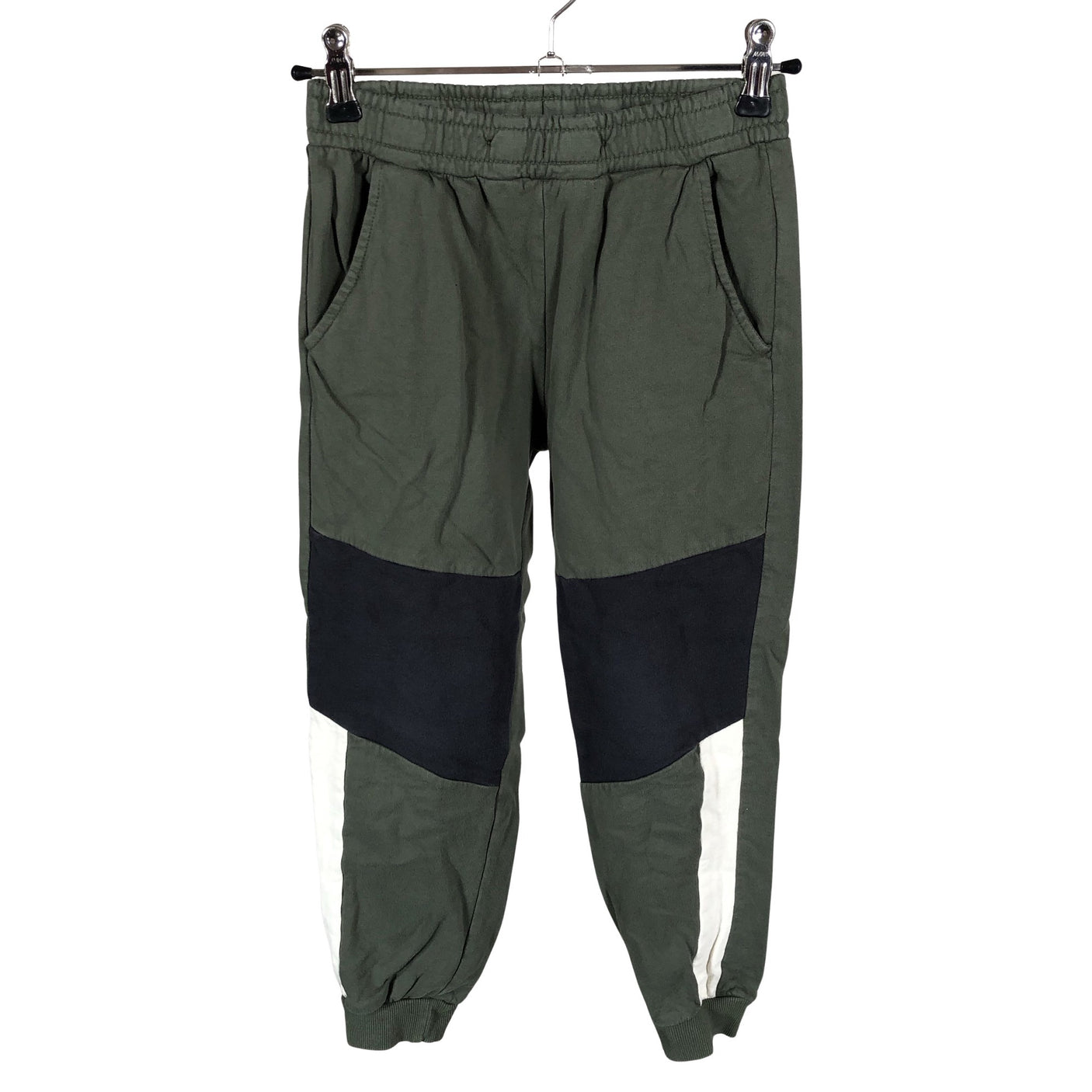 Unisex Lindex - Dressikangast püksid, suurus 122 - 128 - Roheline (1)