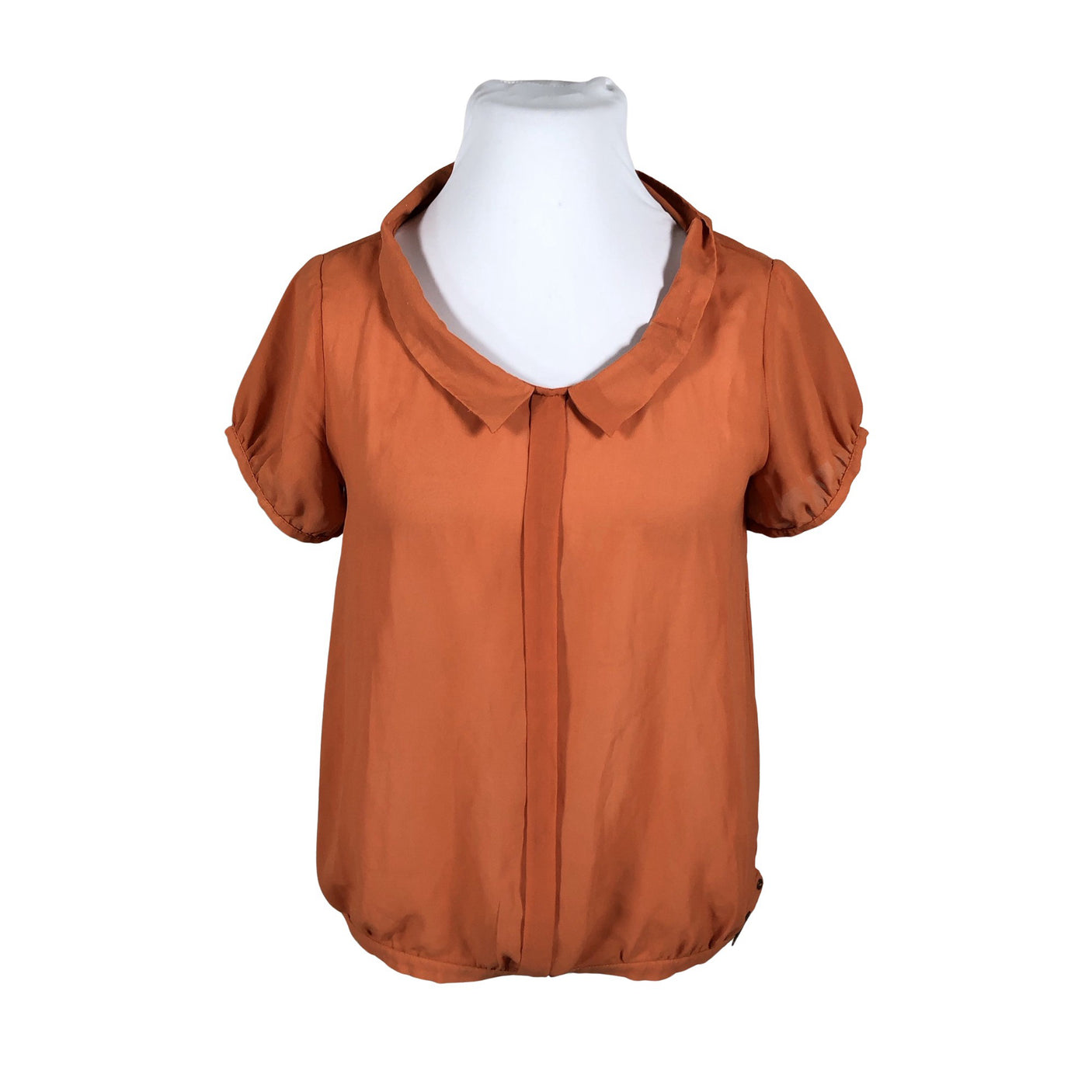 Unisex Skunkfunk - Lühikeste käistega pluus, suurus 44 - Oranž (1)