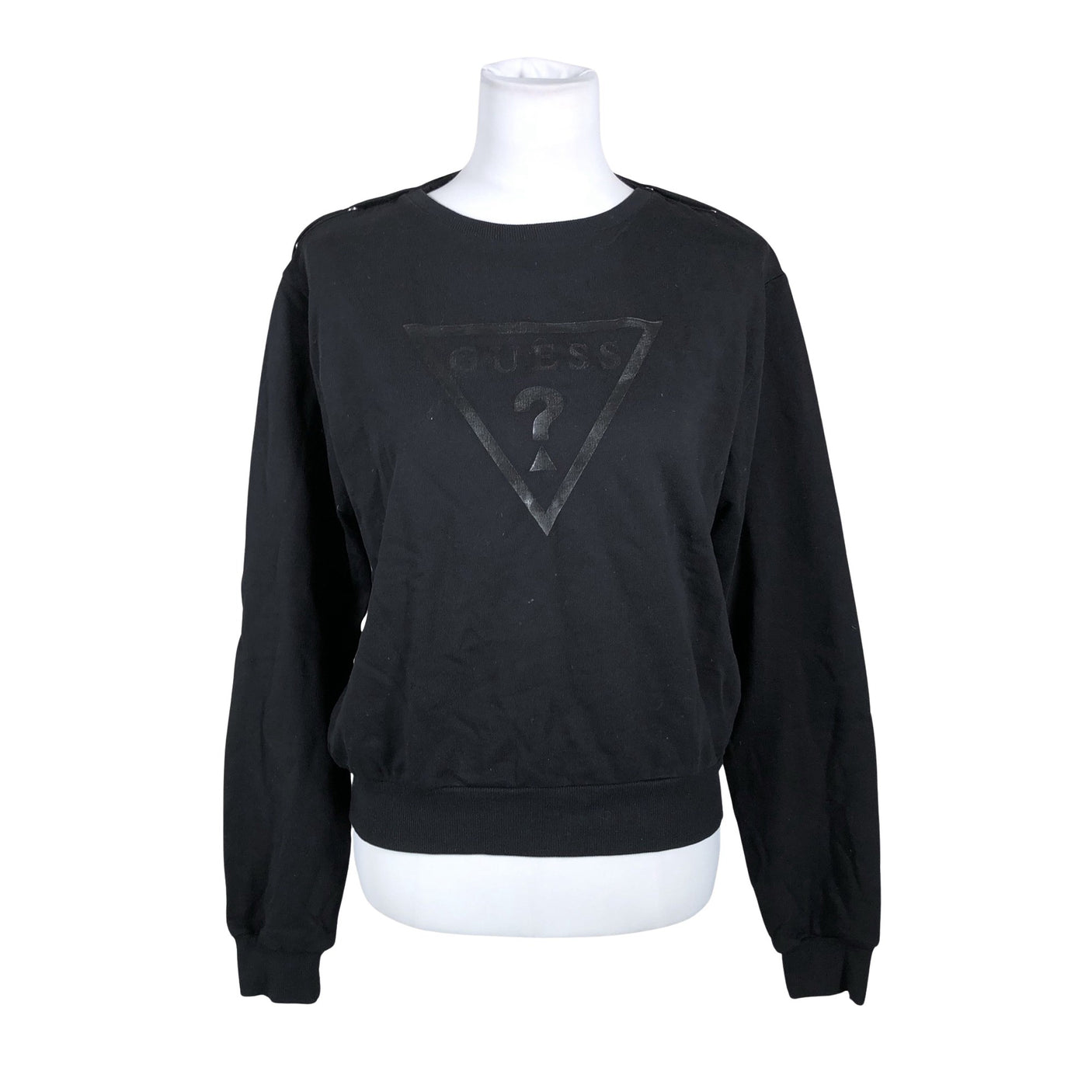 Unisex Guess - Trikotaažist pluus, suurus 38 - Must (1)