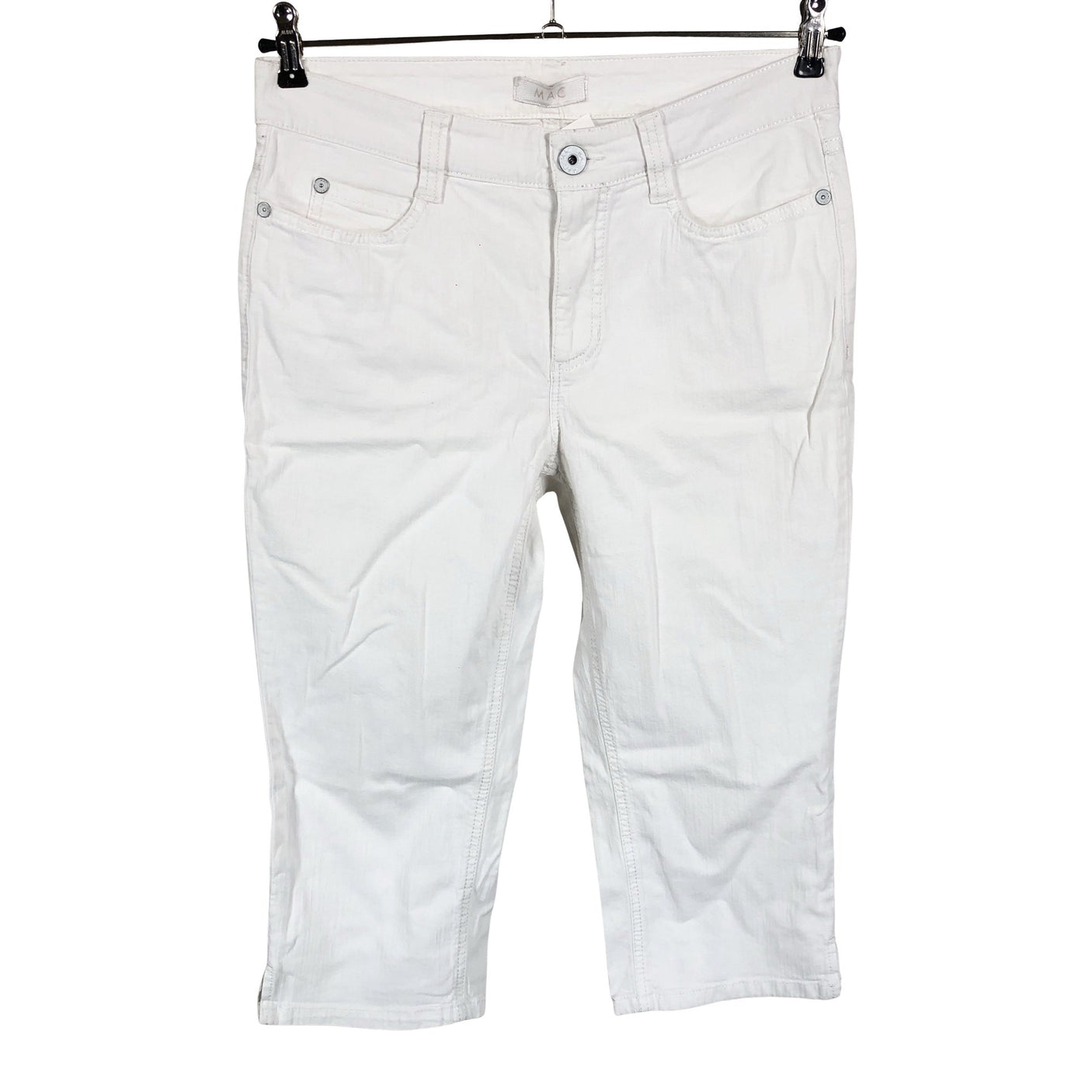 Unisex MAC - Teksast poolpikad püksid, suurus 36 - Valge (1)