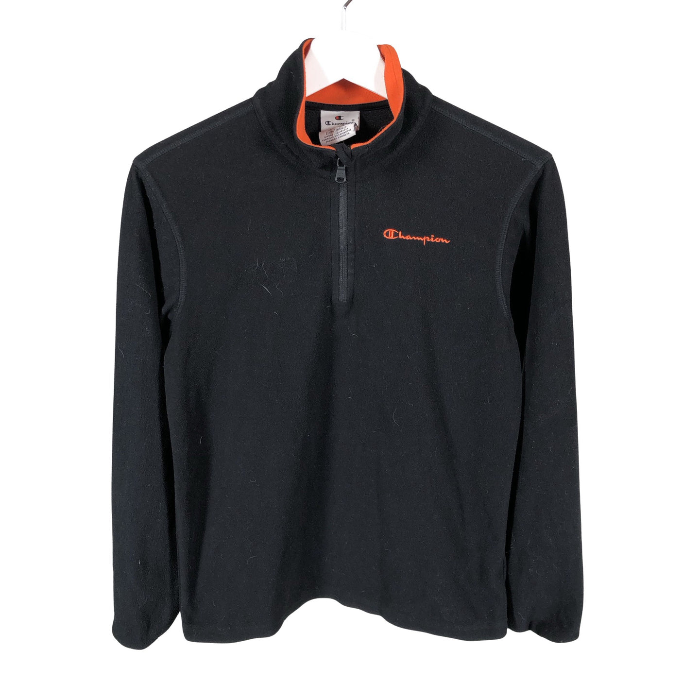 Unisex Champion - Fliispluus, suurus 158 - 164 - Must (1)