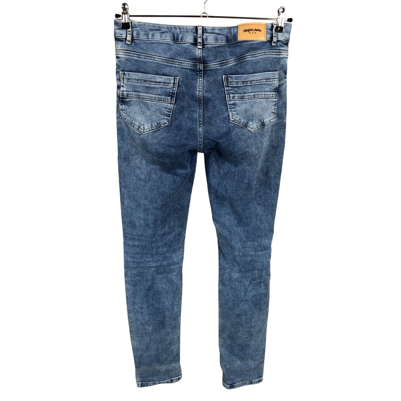 Unisex Perfect Jeans - Teksad, suurus 36 - Sinine (2)