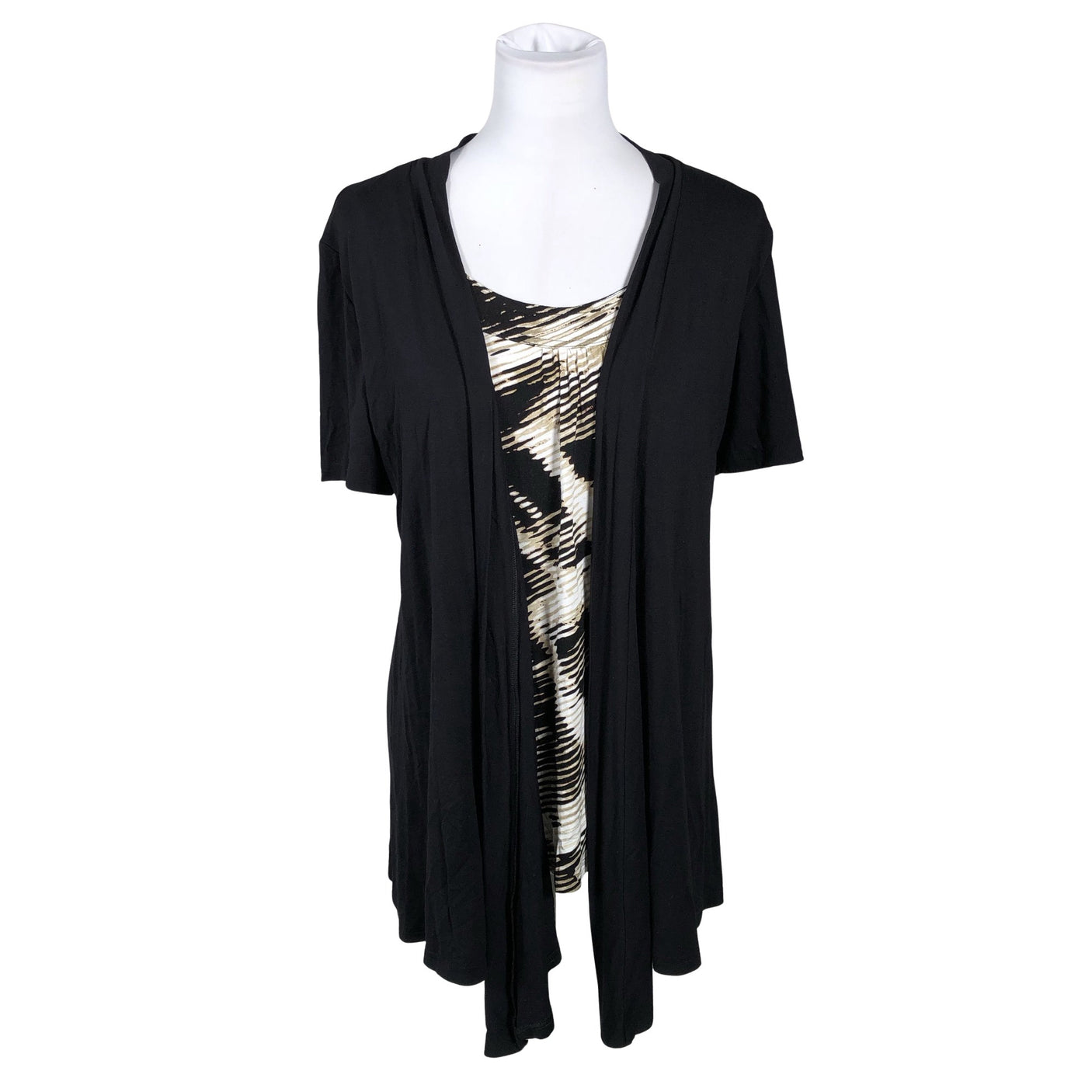 Unisex Niccolei - Trikotaažist kleit, suurus 38 - Must (1)