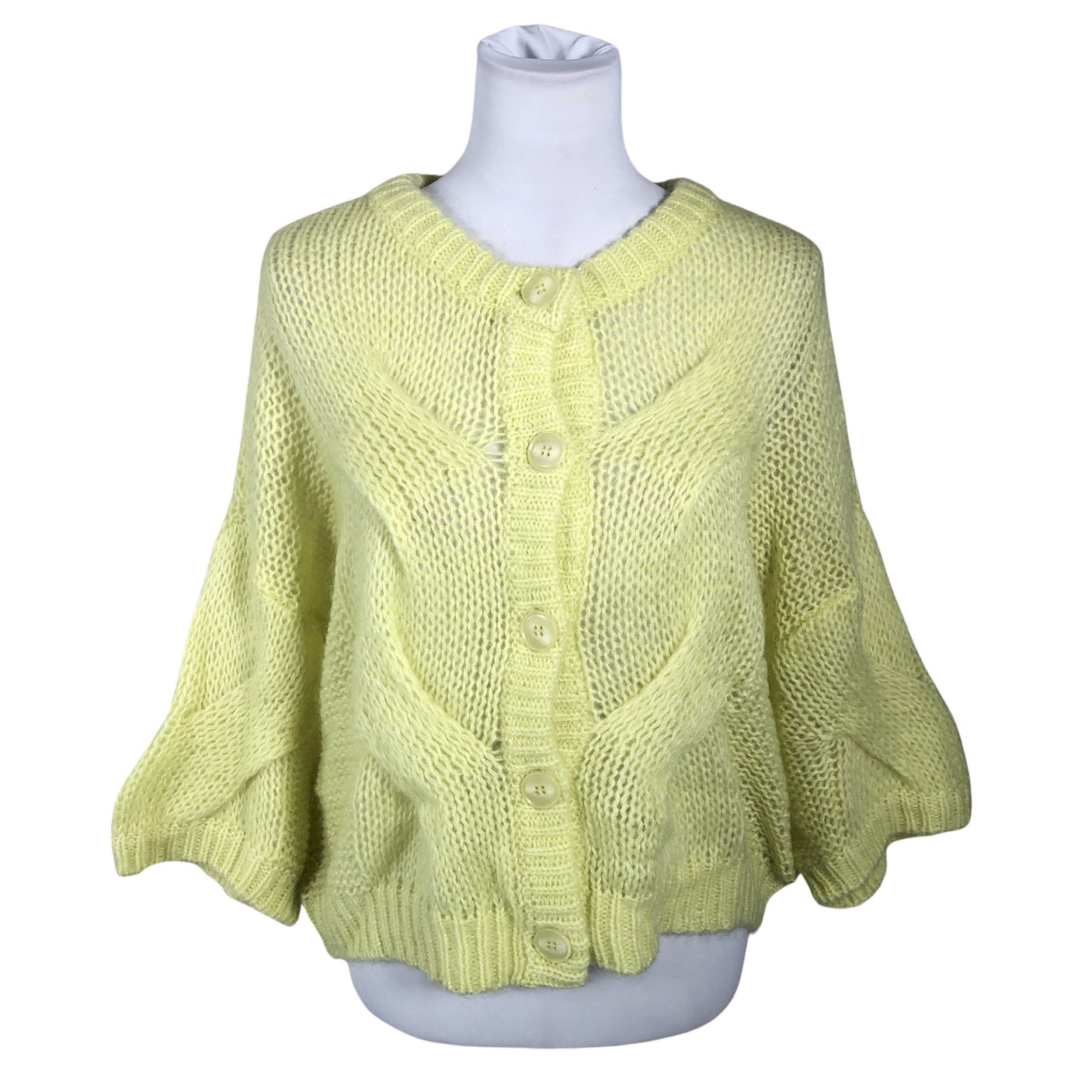 Unisex Gestuz - Kardigan, suurus 36 - Kollane (1)