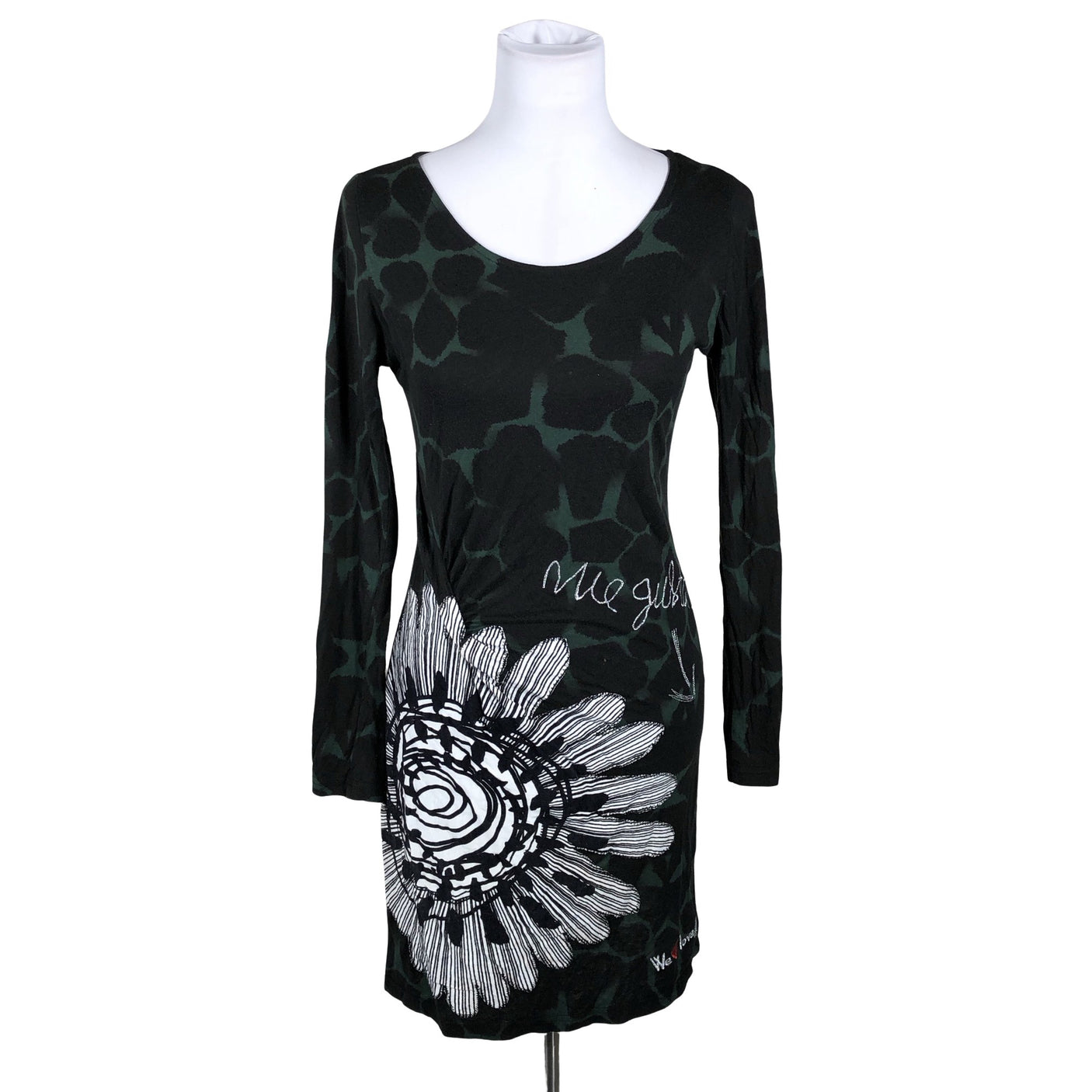 Unisex Desigual - Trikotaažist kleit, suurus 38 - Roheline (1)