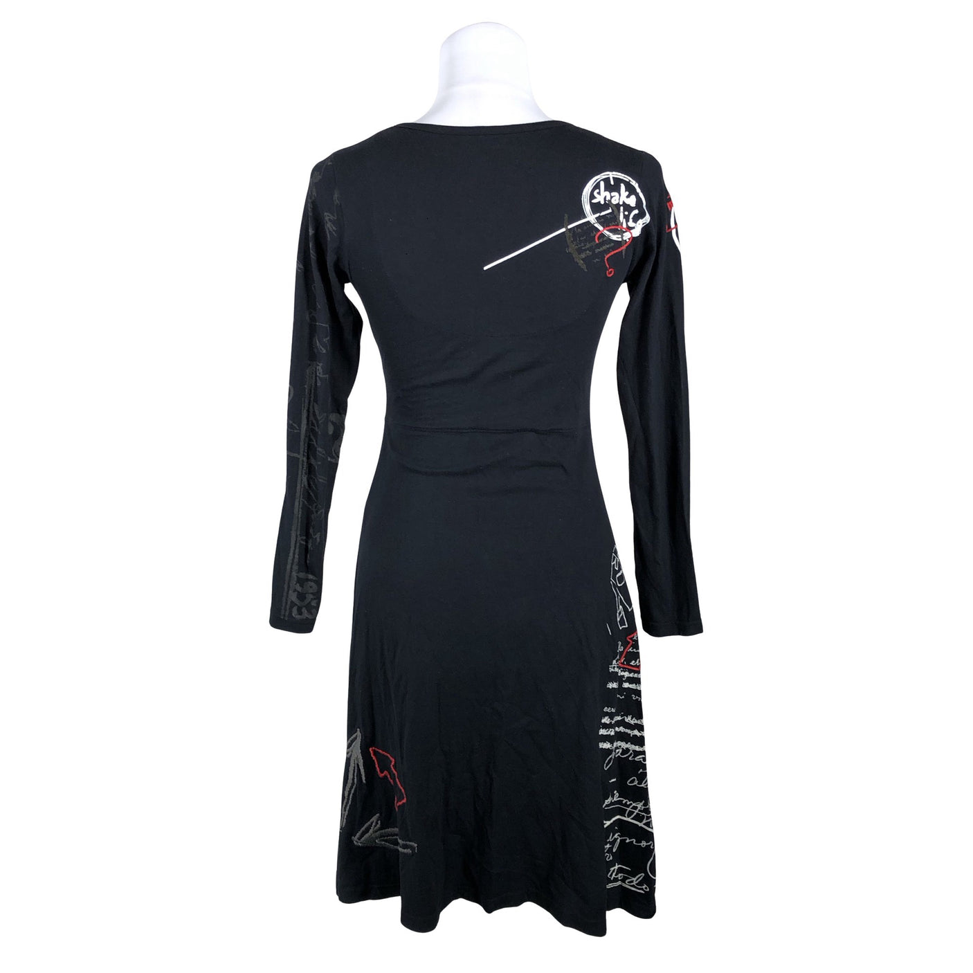 Unisex Desigual - Trikotaažist kleit, suurus 36 - Must (2)