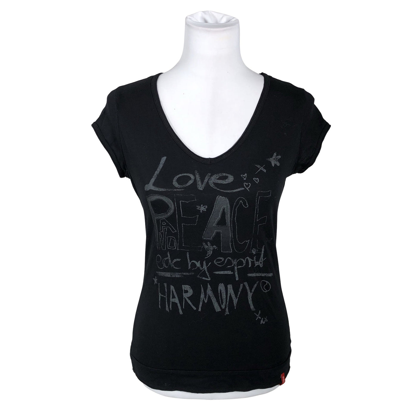 Unisex EDC by Esprit - T-särk, suurus 38 - Must (1)