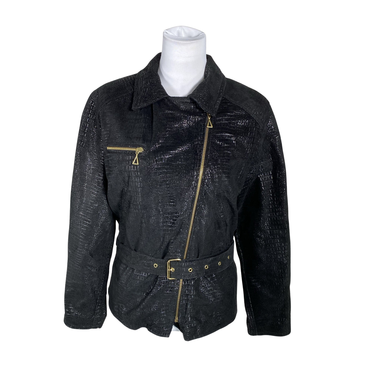 Unisex Big-L - Nahktagi, suurus 38 - Must (1)