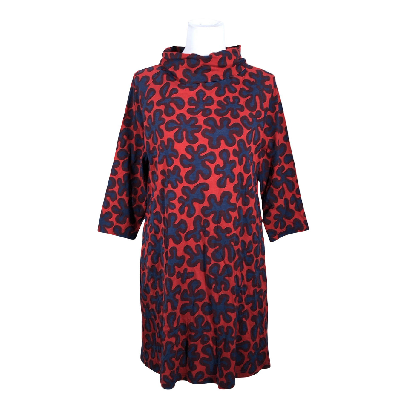 Unisex Marimekko - Trikotaažist kleit, suurus 40 - Punane (1)