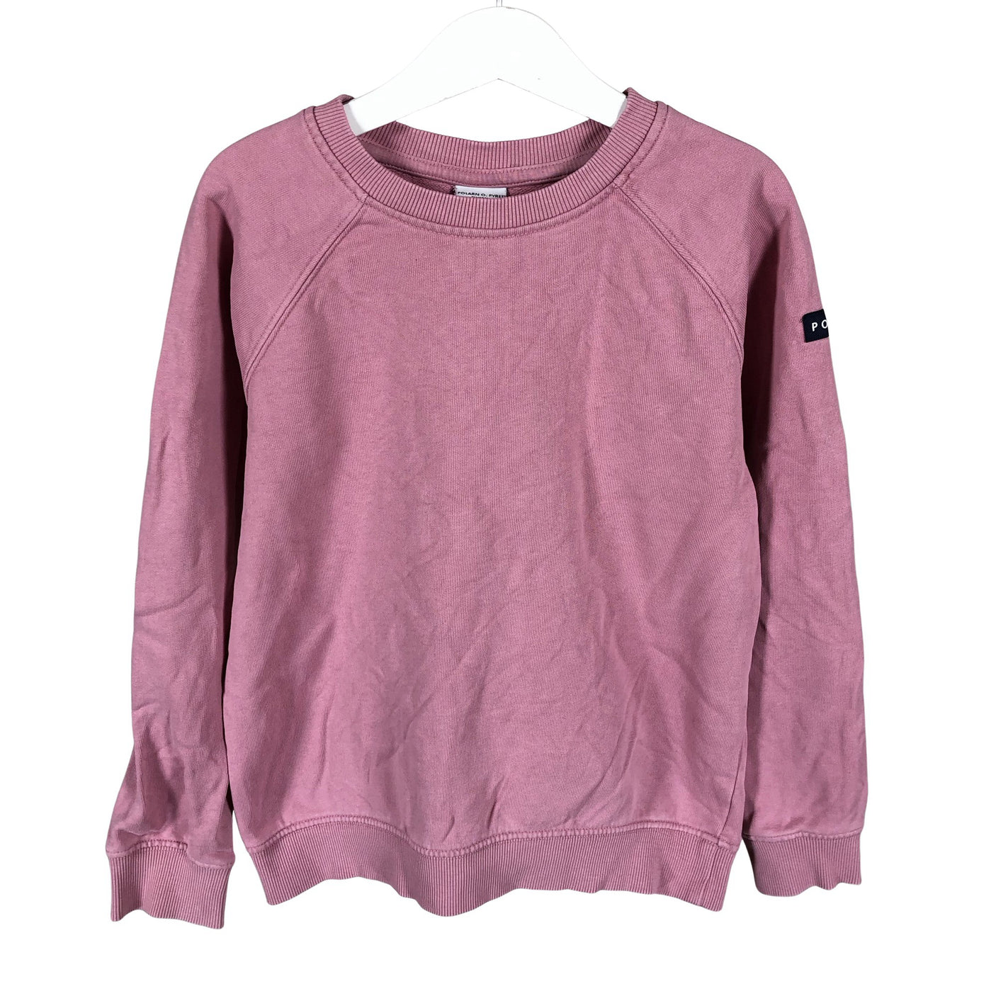 Unisex Polarn O. Pyret - Dressikangast pluus, suurus 128 - 134 - Heleroosa (1)
