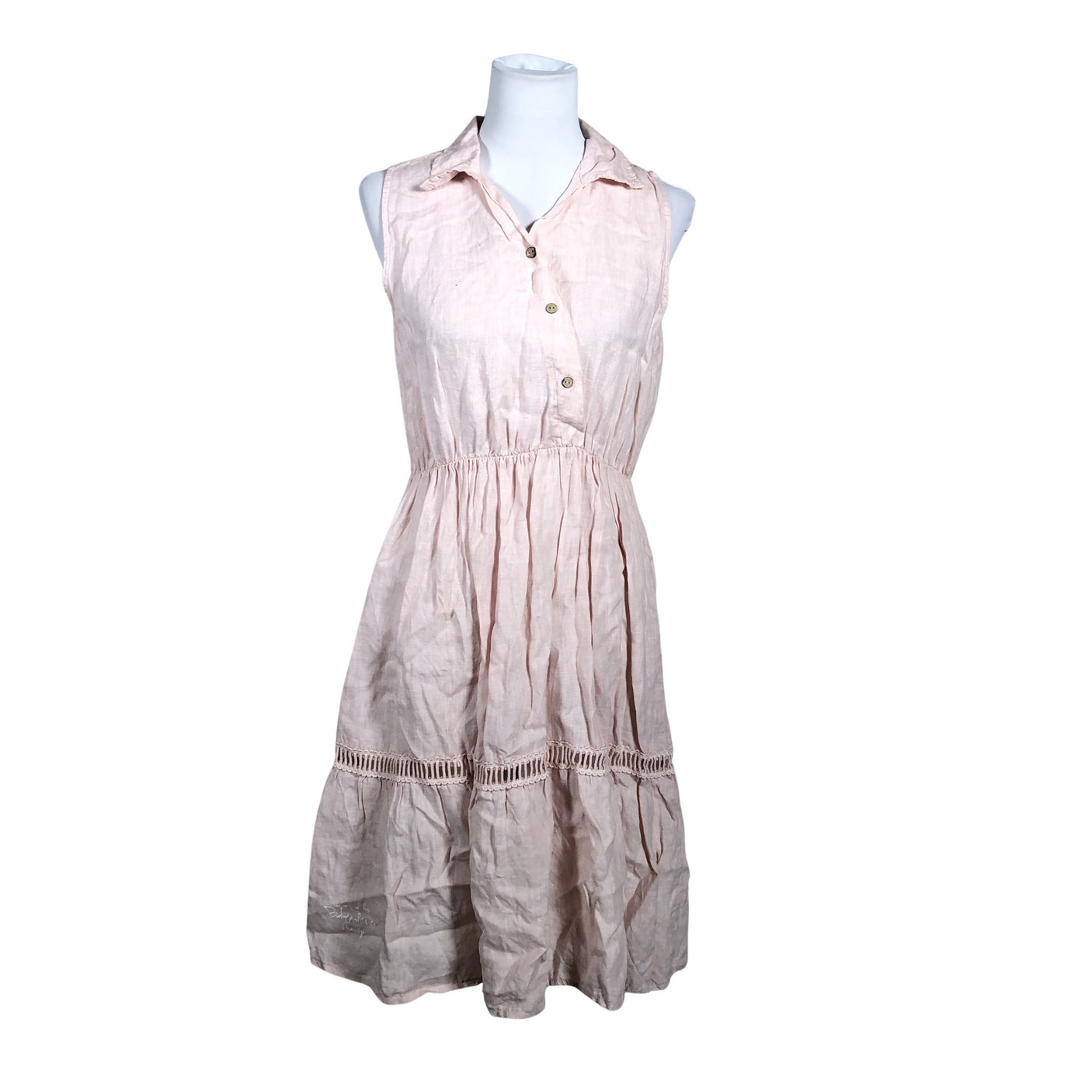 Unisex Bohemiana - Mitteveniv kleit, suurus 40 - Heleroosa (1)