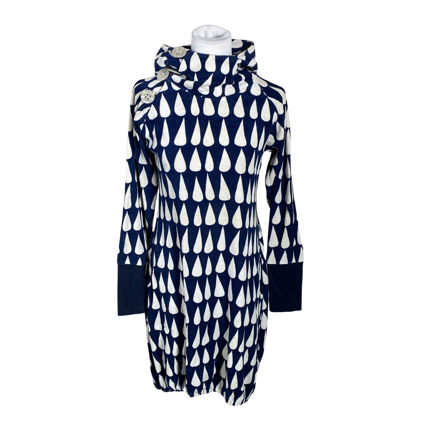 Unisex Taimi - Dressikangast kleit, suurus 38 - Sinine (1)