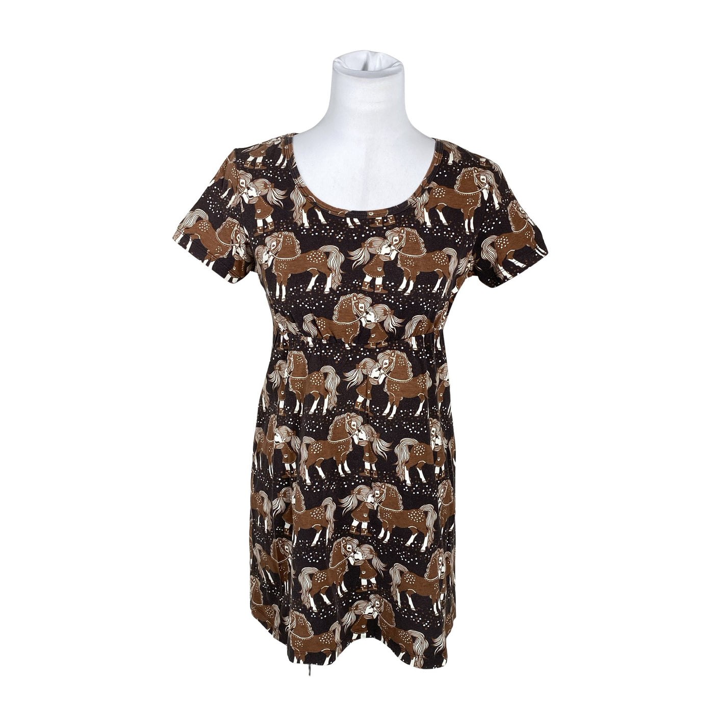 Unisex Sampsukka - Trikotaažist kleit, suurus 38 - Pruun (1)