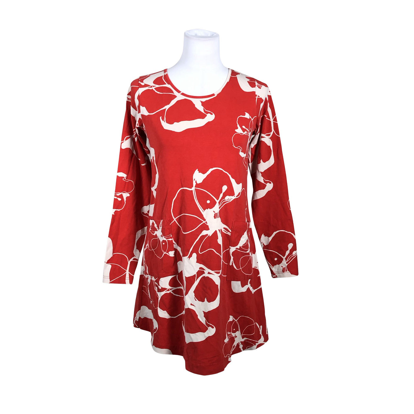 Unisex NOSH - Trikotaažist kleit, suurus 36 - Punane (1)