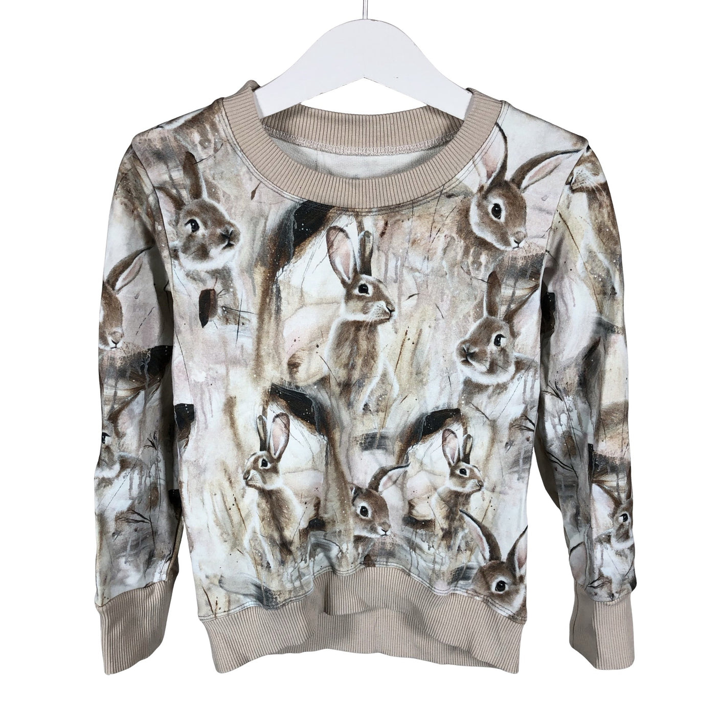 Unisex Handmade - Dressikangast pluus, suurus 104 - 110 - Beige (1)