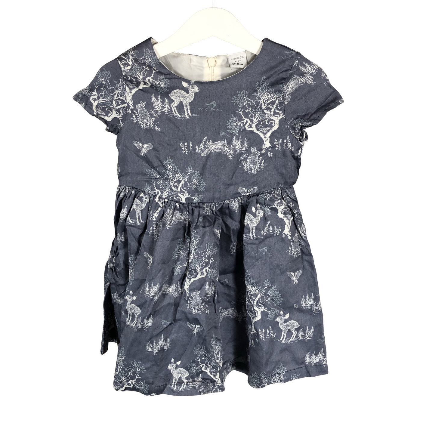 Unisex Lindex - Mitteveniv kleit, suurus 86 - 92 - Sinine (1)