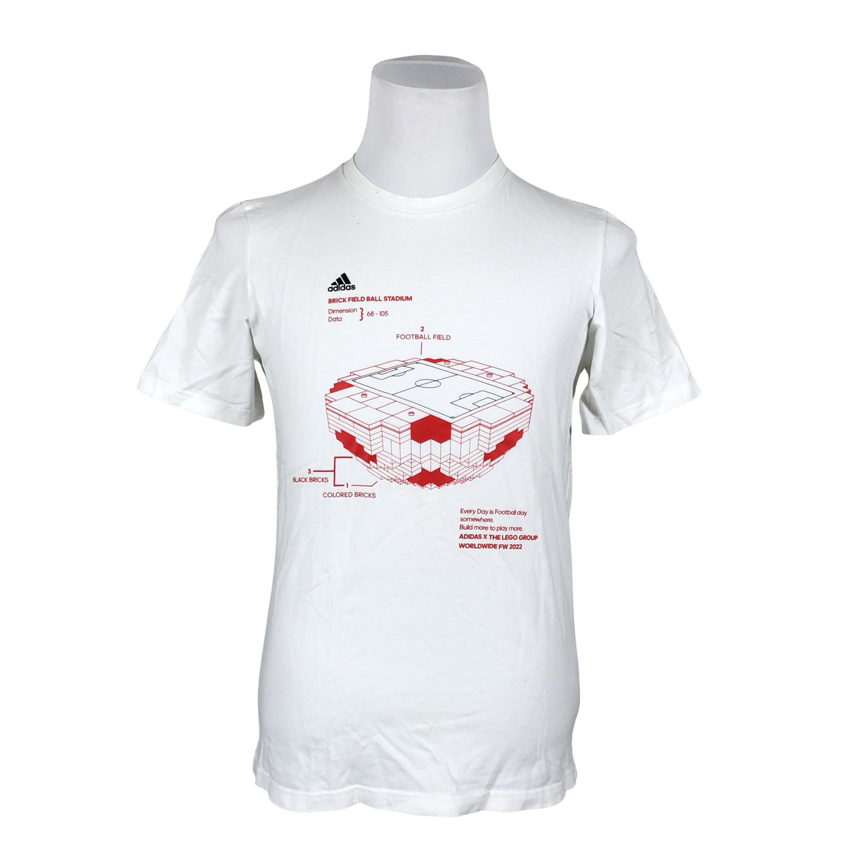 Unisex Adidas - T-särk, suurus S - Valge (1)