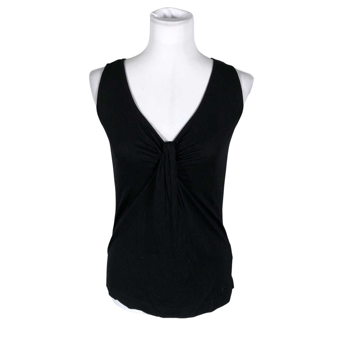 Unisex s.Oliver - Trikotaažist topp, suurus 34 - Must (1)