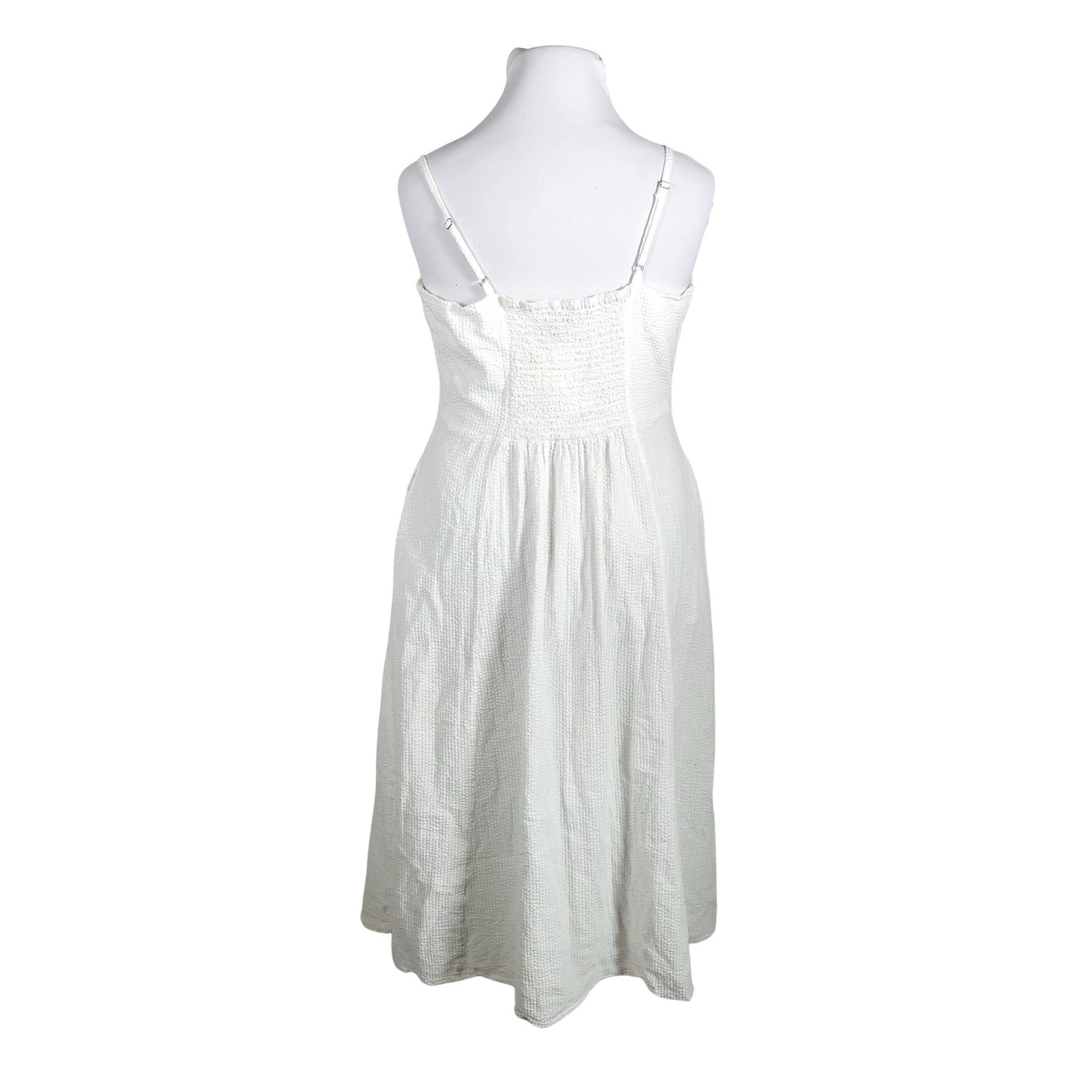 Unisex Lindex - Mitteveniv kleit, suurus 42 - Valge (2)