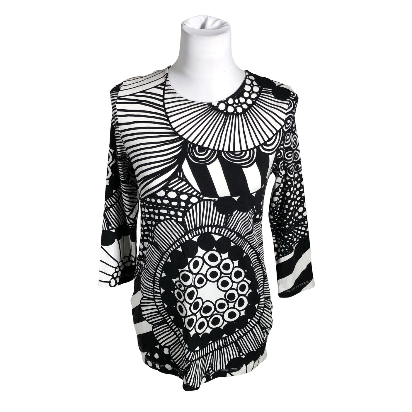 Unisex Marimekko - Trikotaažist pluus, suurus 38 - Must (1)