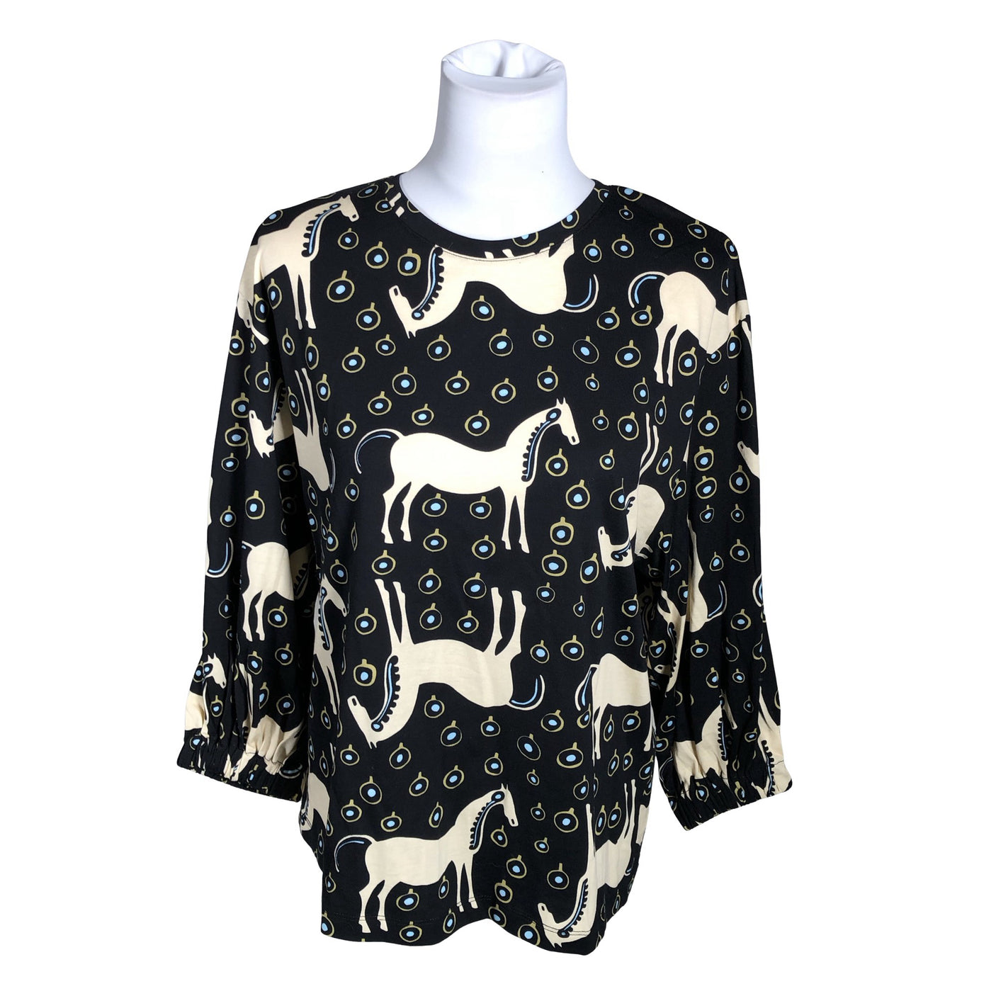 Unisex Marimekko - Trikotaažist pluus, suurus 38 - Must (1)