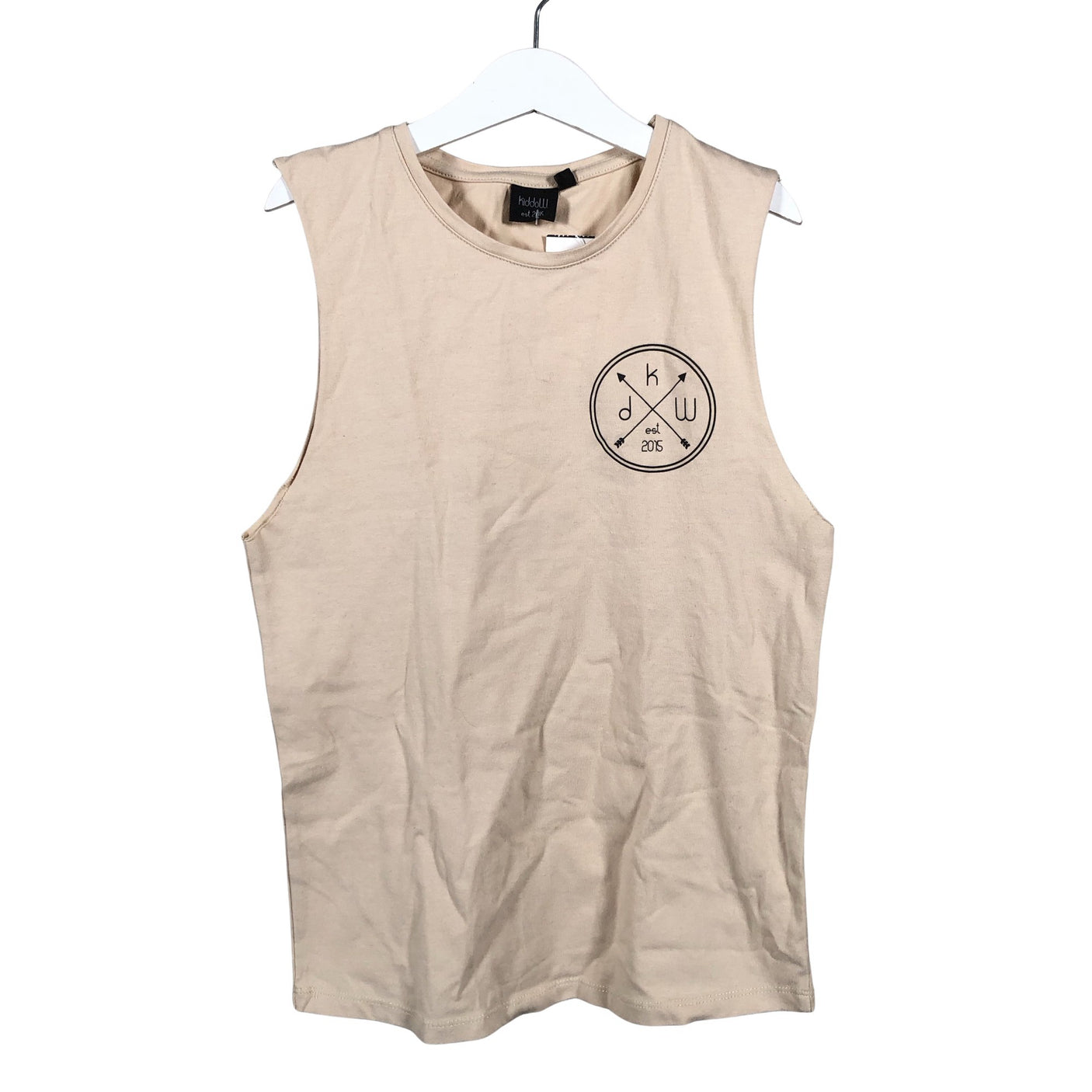 Unisex KiddoW - Trikotaažist topp, suurus 140 - 146 - Beige (1)