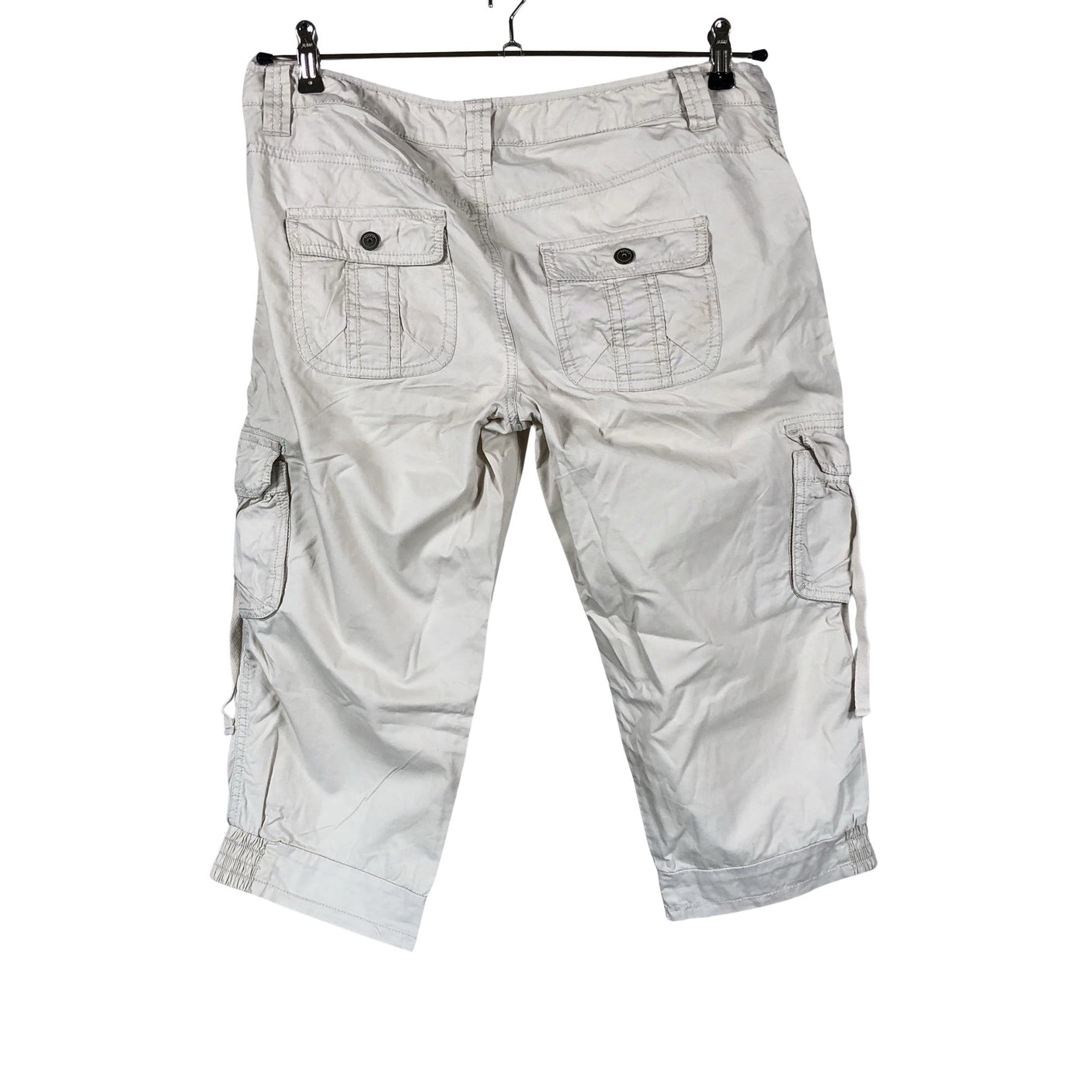 Unisex Esprit - Mittevenivad poolpikad püksid, suurus 38 - Beige (2)