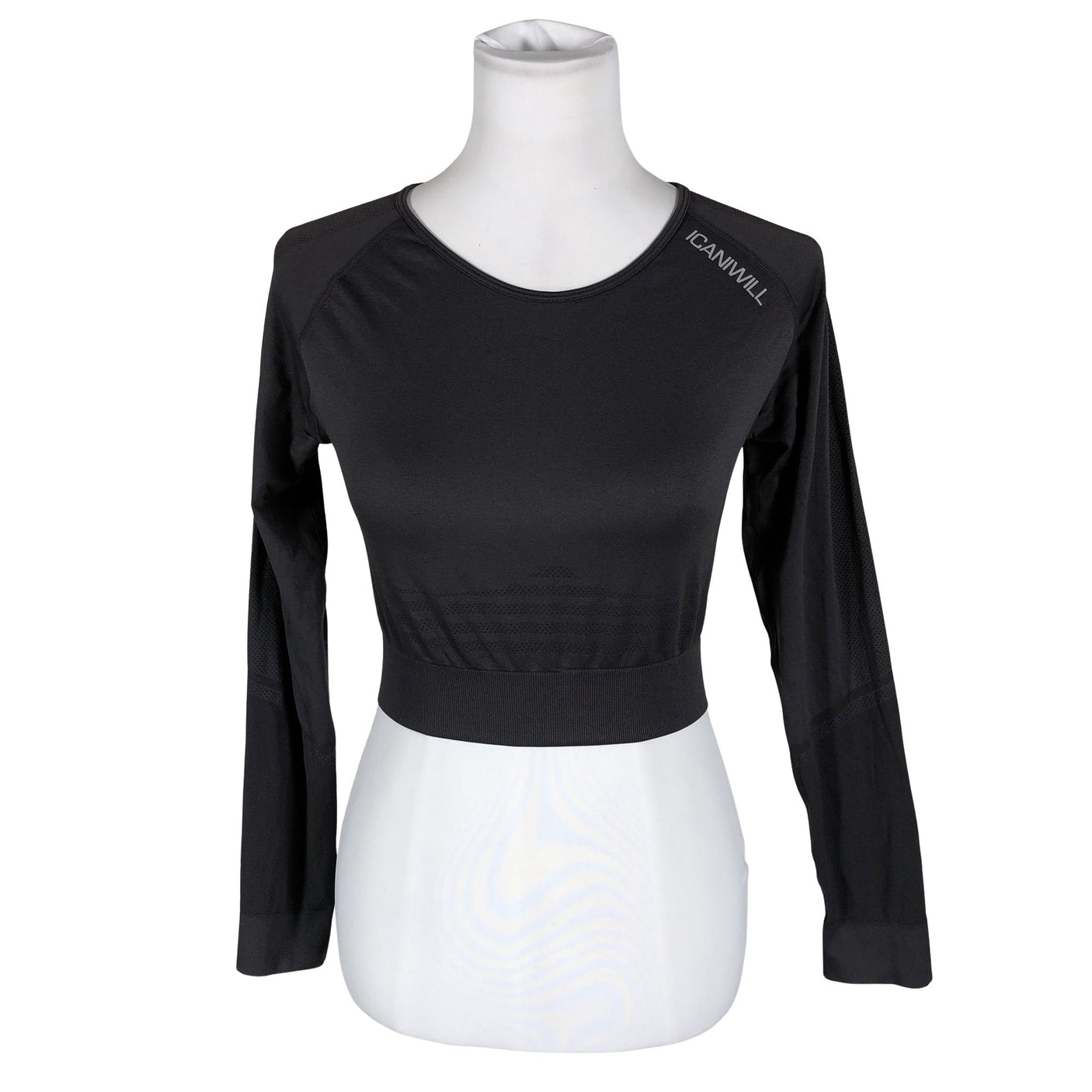 Unisex ICIW – Icaniwill - Spordisärk, pikad käised, suurus 38 - Hall (1)