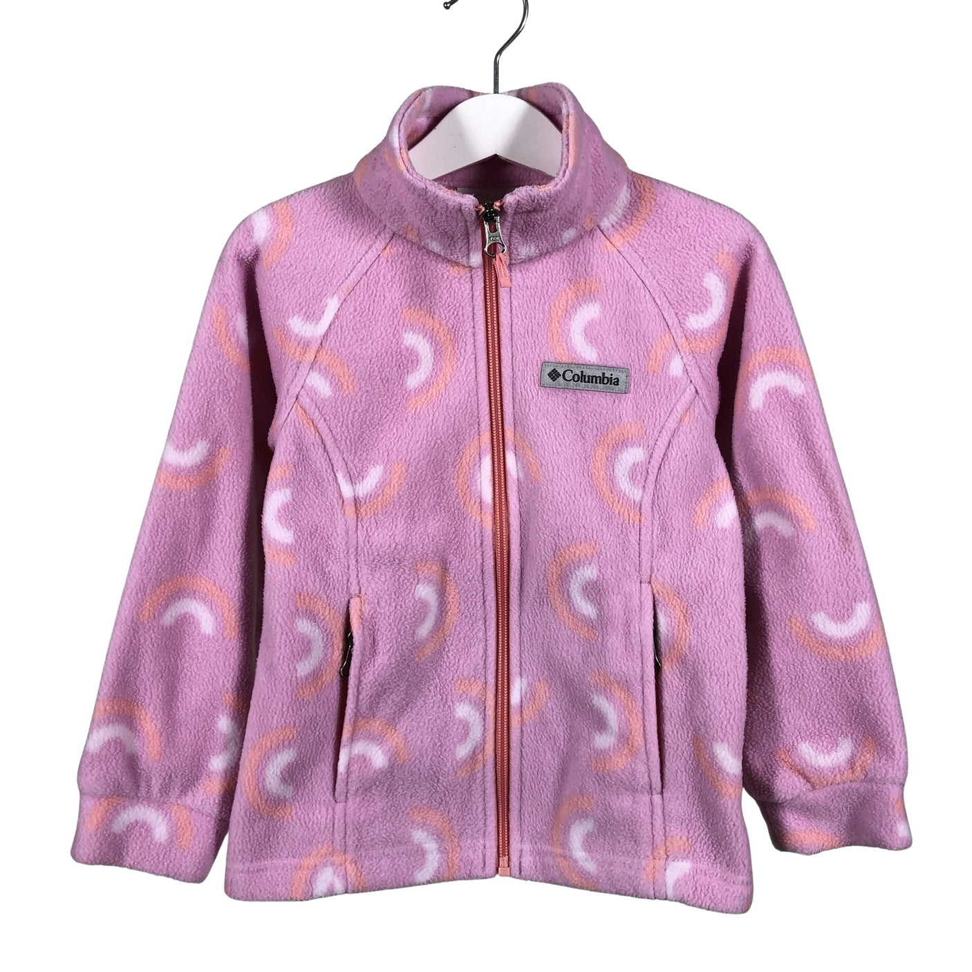 Unisex Columbia - Fliisjakk, suurus 122 - 128 - Heleroosa (1)
