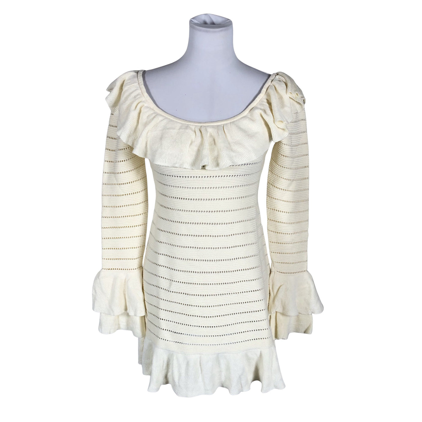 Unisex Another Girl - Kootud kleit, suurus 34 - Looduslik valge (1)